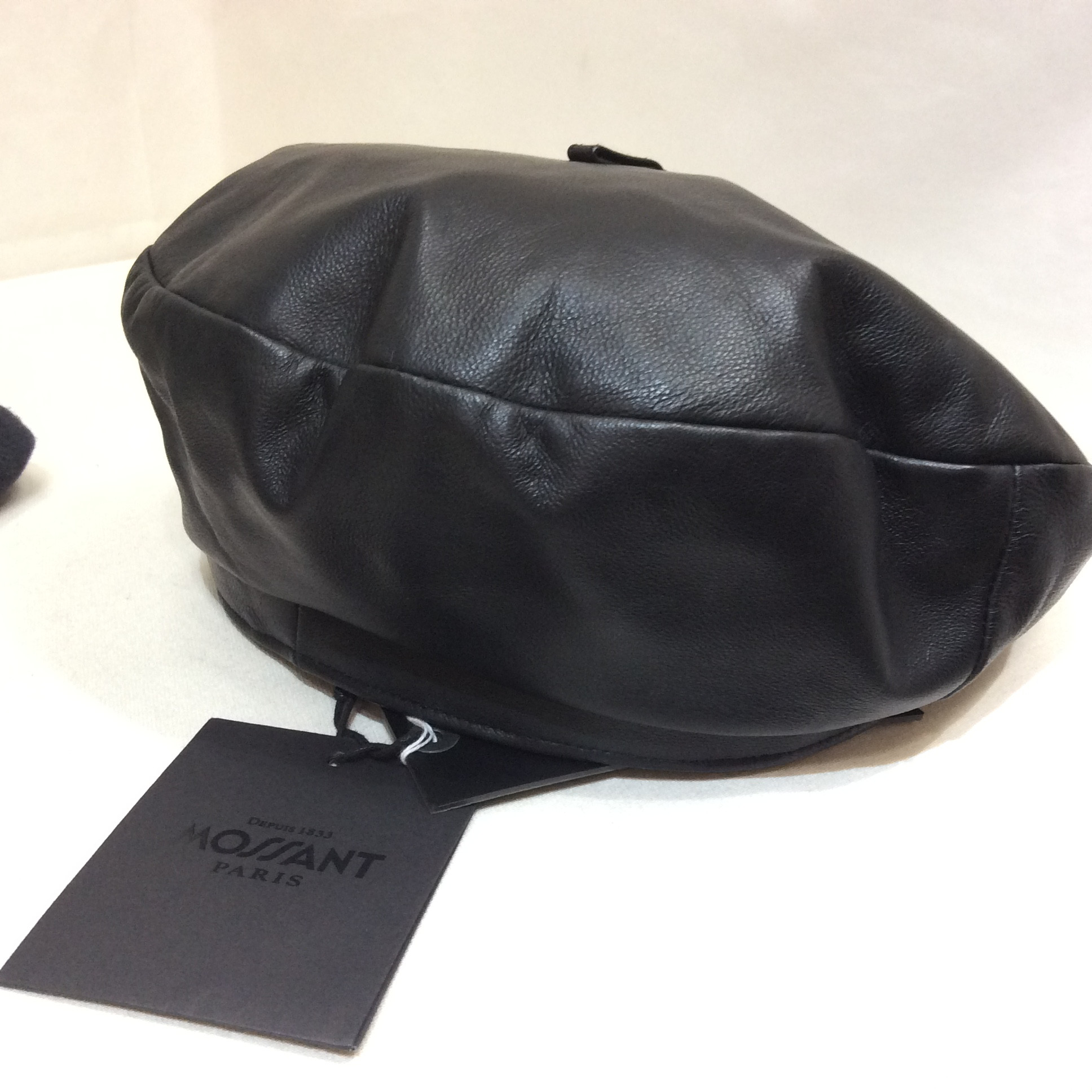 値下げ❗️未使用 モサン シープスキン ベレー帽  黒