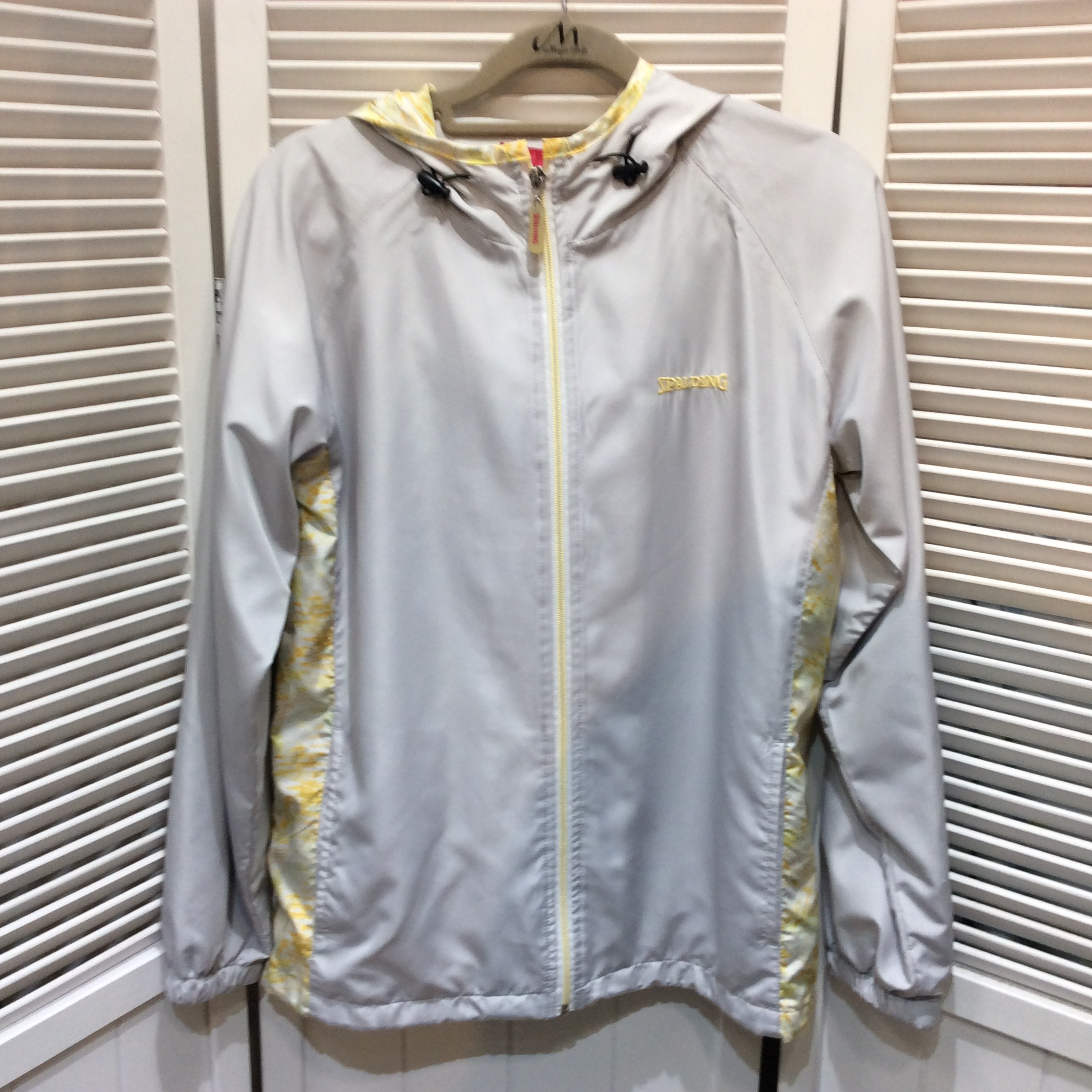 SPALDING スポルディング レディース ナイロンパーカー M グレー