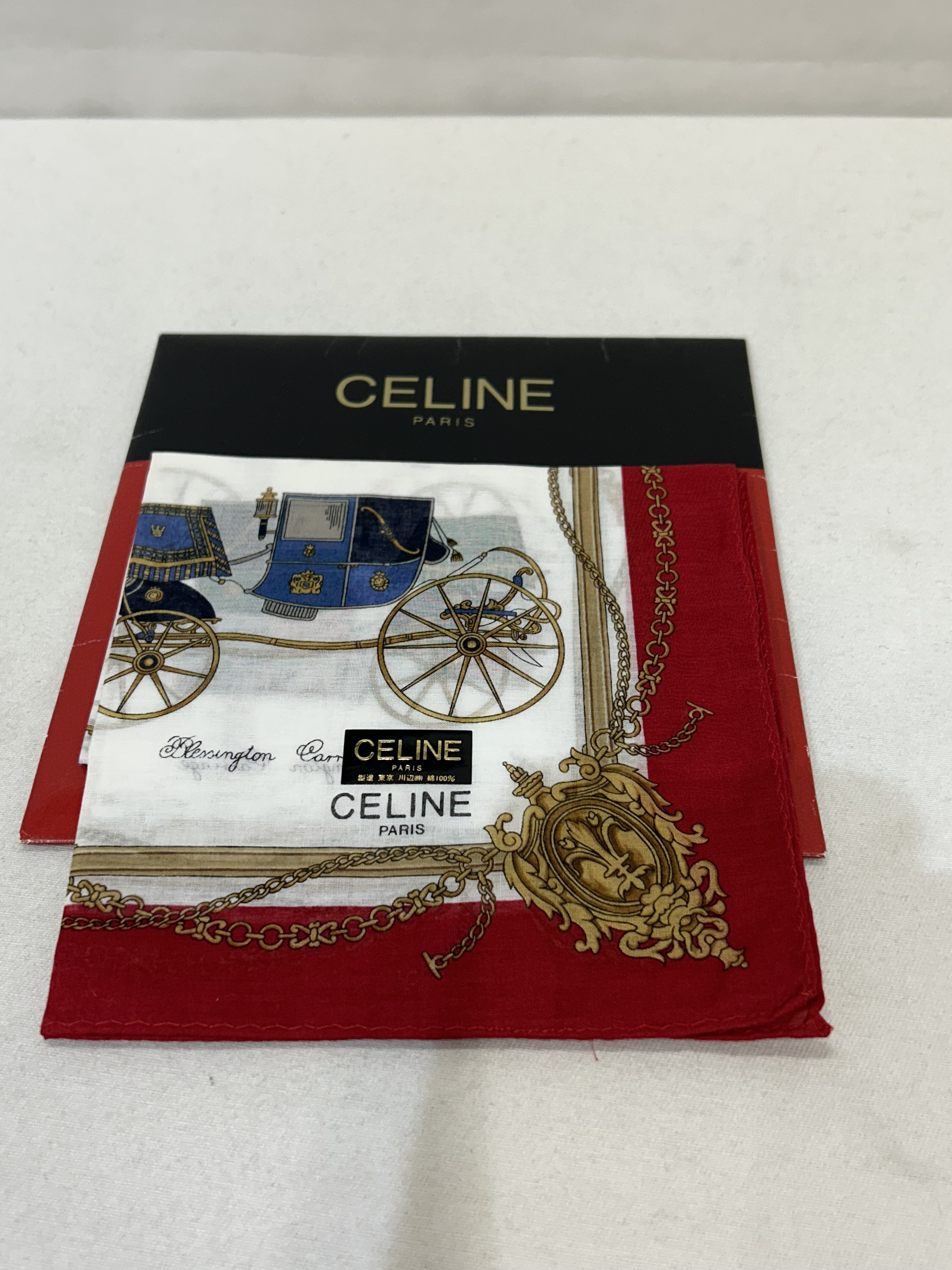 未使用 セリーヌ ハンカチ
