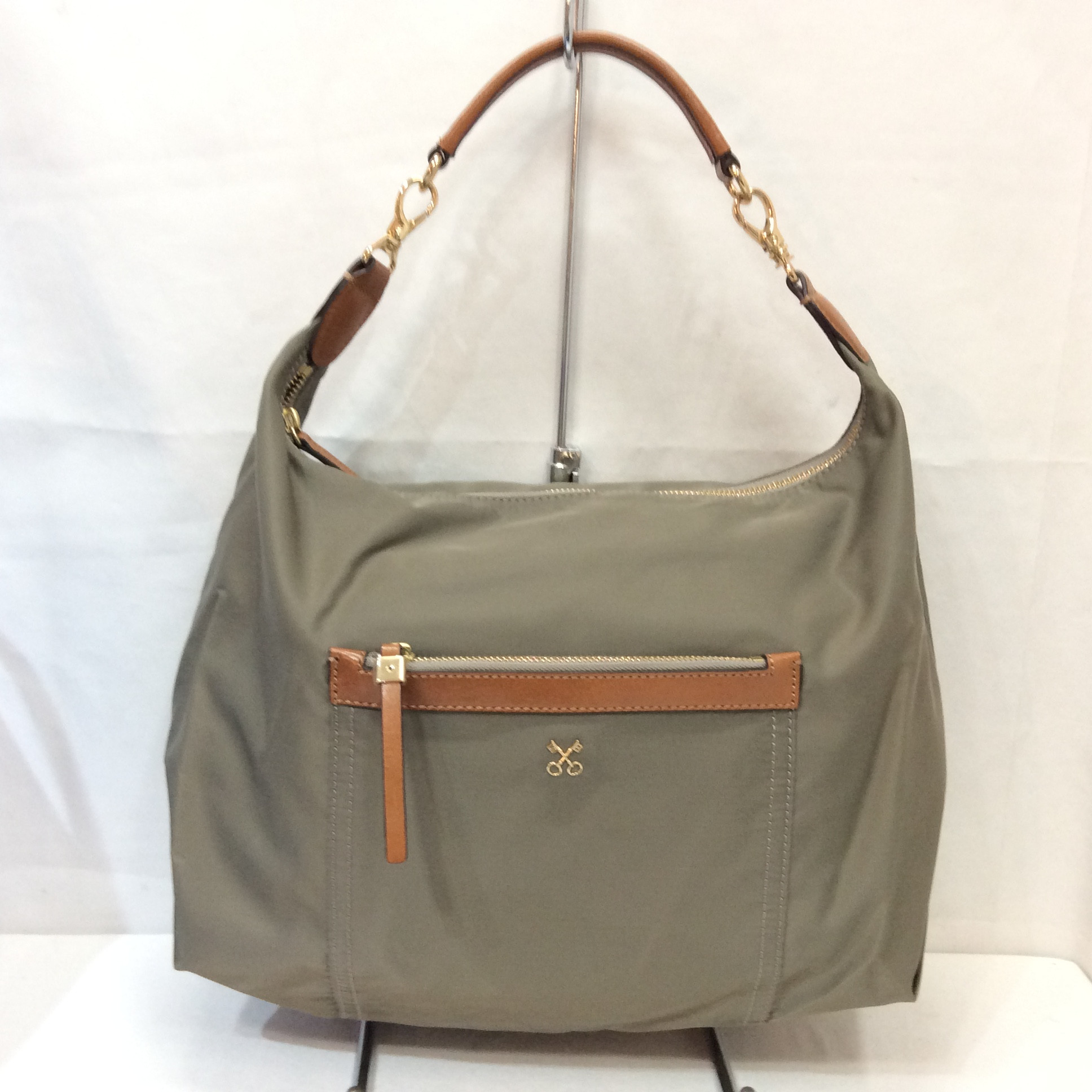 サザビー ナイロンバッグ  カーキ系