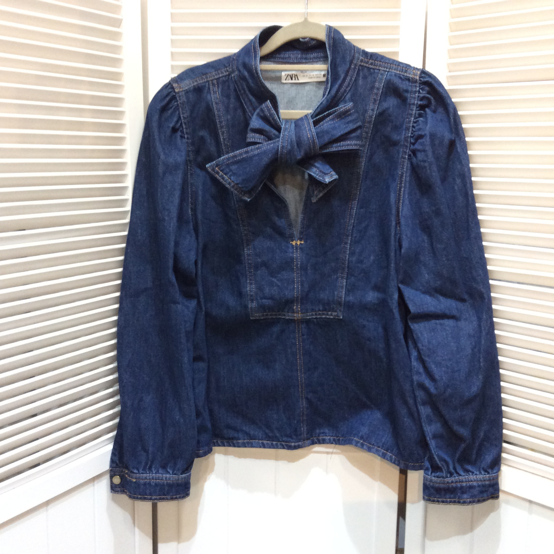 ZARA デニムカットソー  Mサイズ