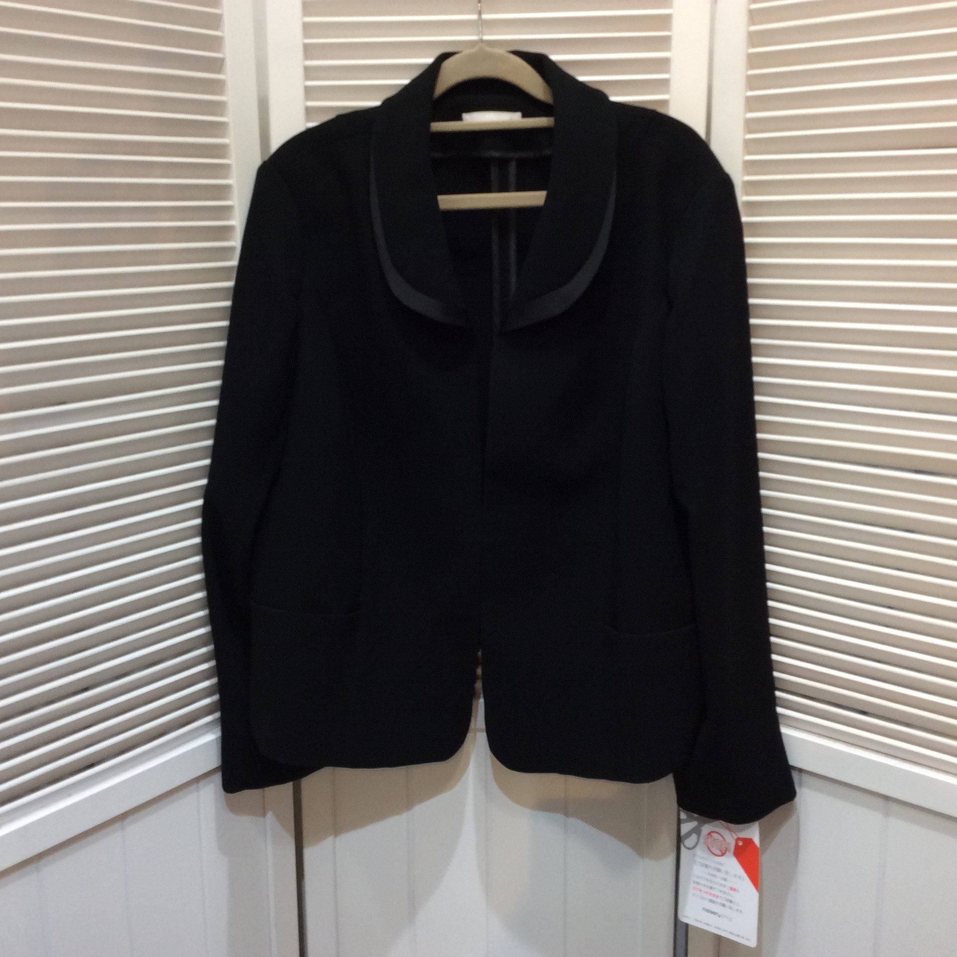 未使用☆nissen ニッセン ブラックフォーマルジャケット 3L