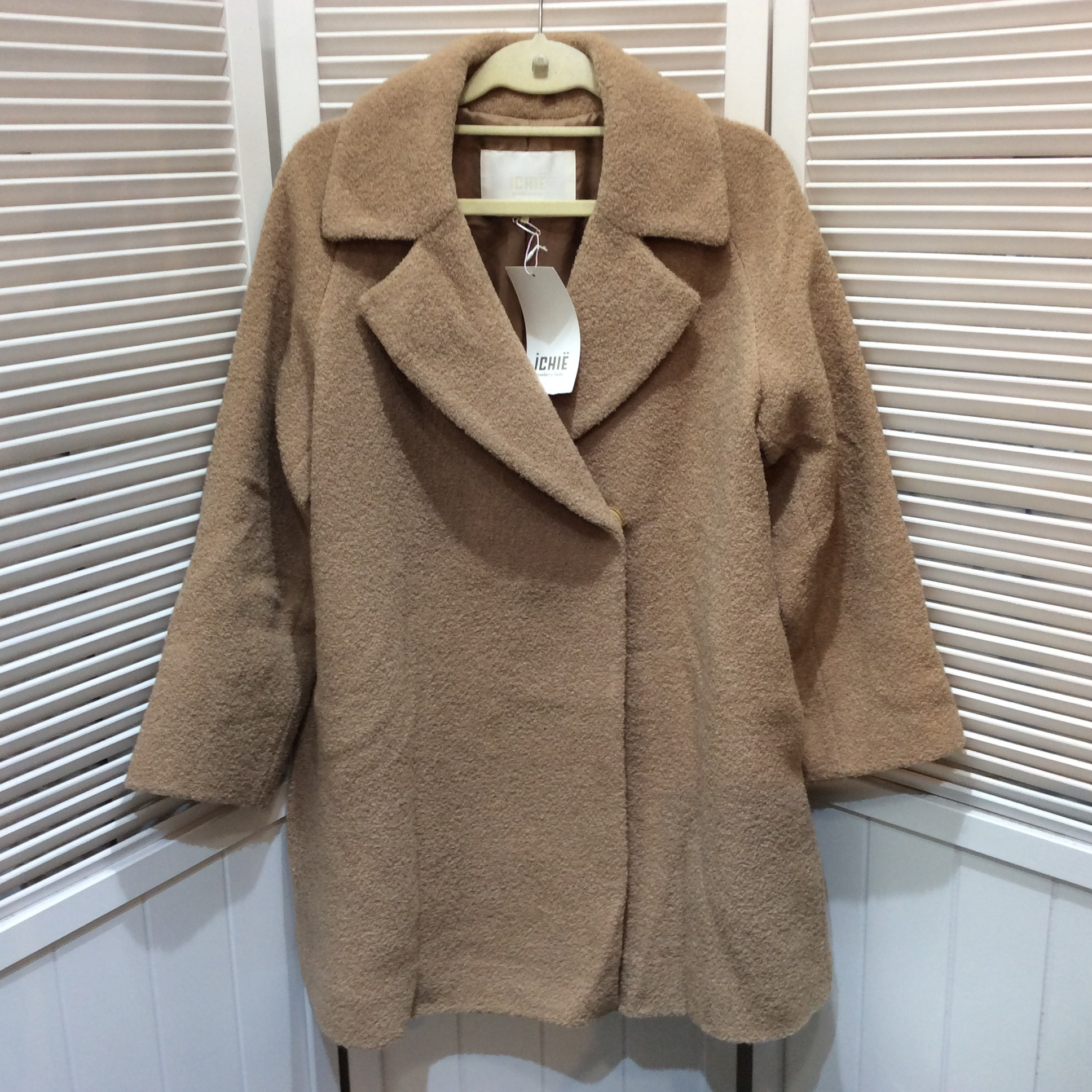 ICHIE strawberry fields イチエ ストロベリーフィールズ コート 38 ベージュ