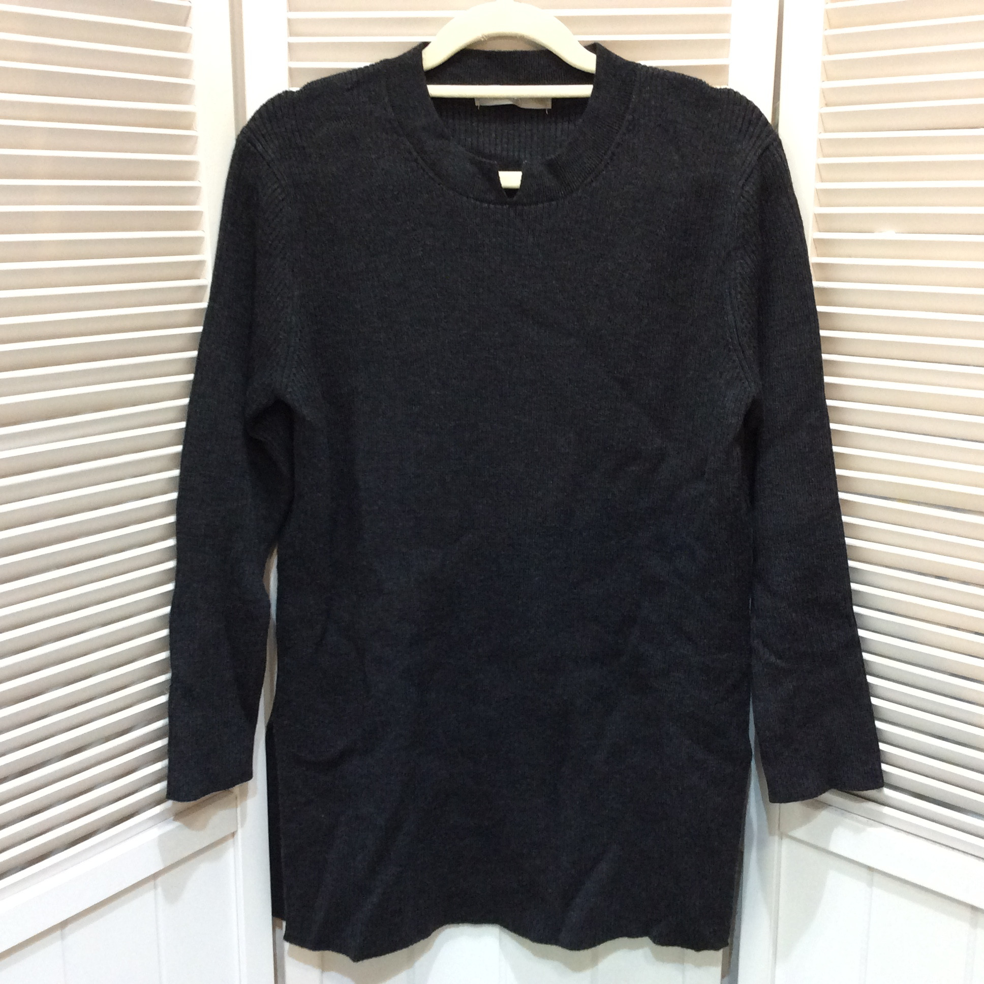 DAMA collection ダーマ・コレクション レディース ロングセーター L チャコールグレー