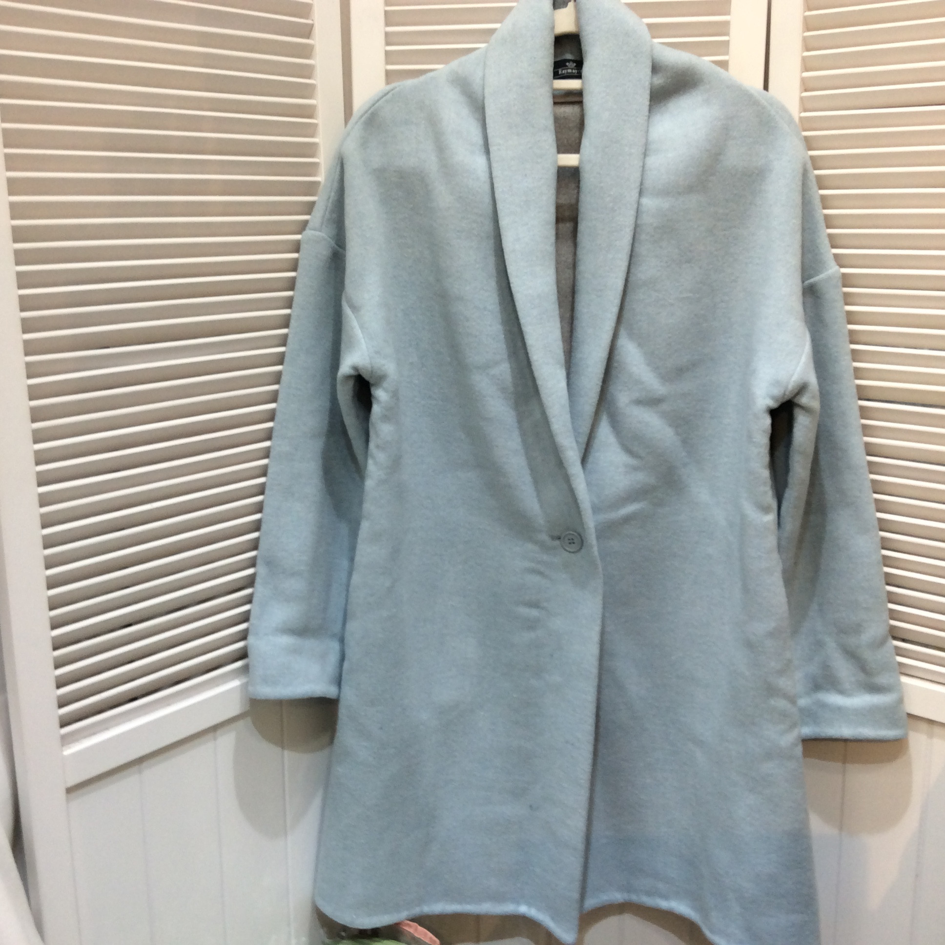 ロングコート 7号  水色