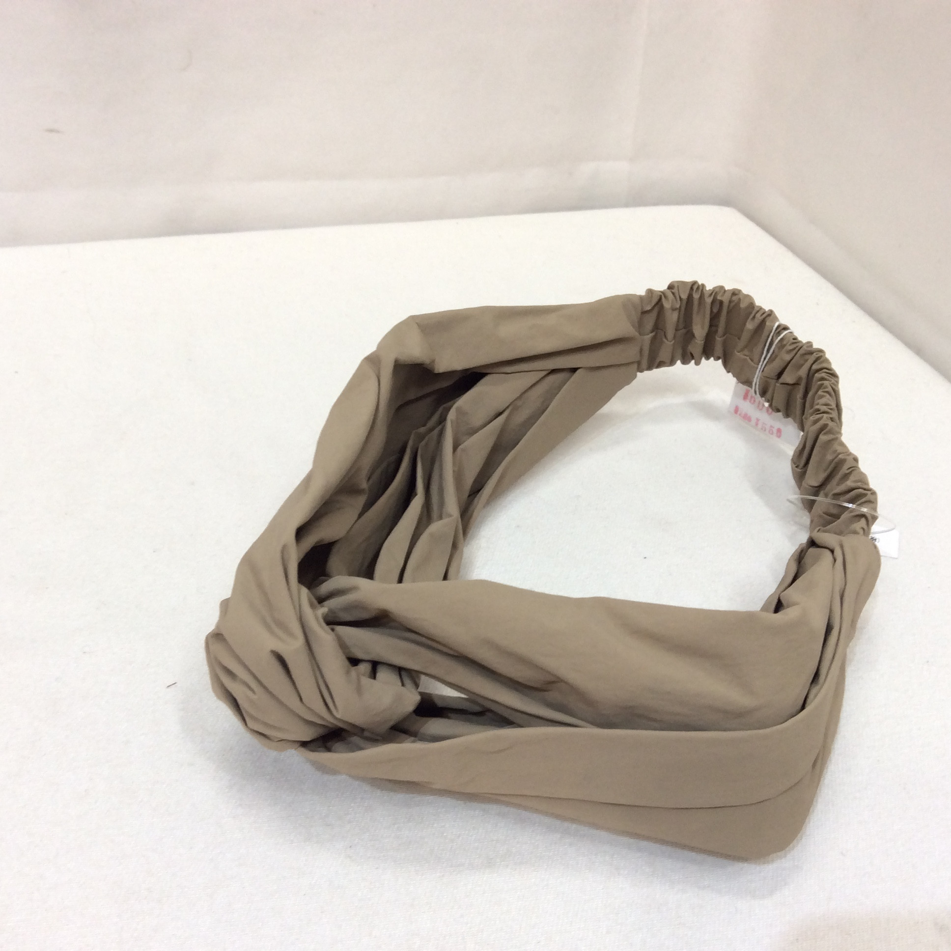 新品 ターバン  ベージュ