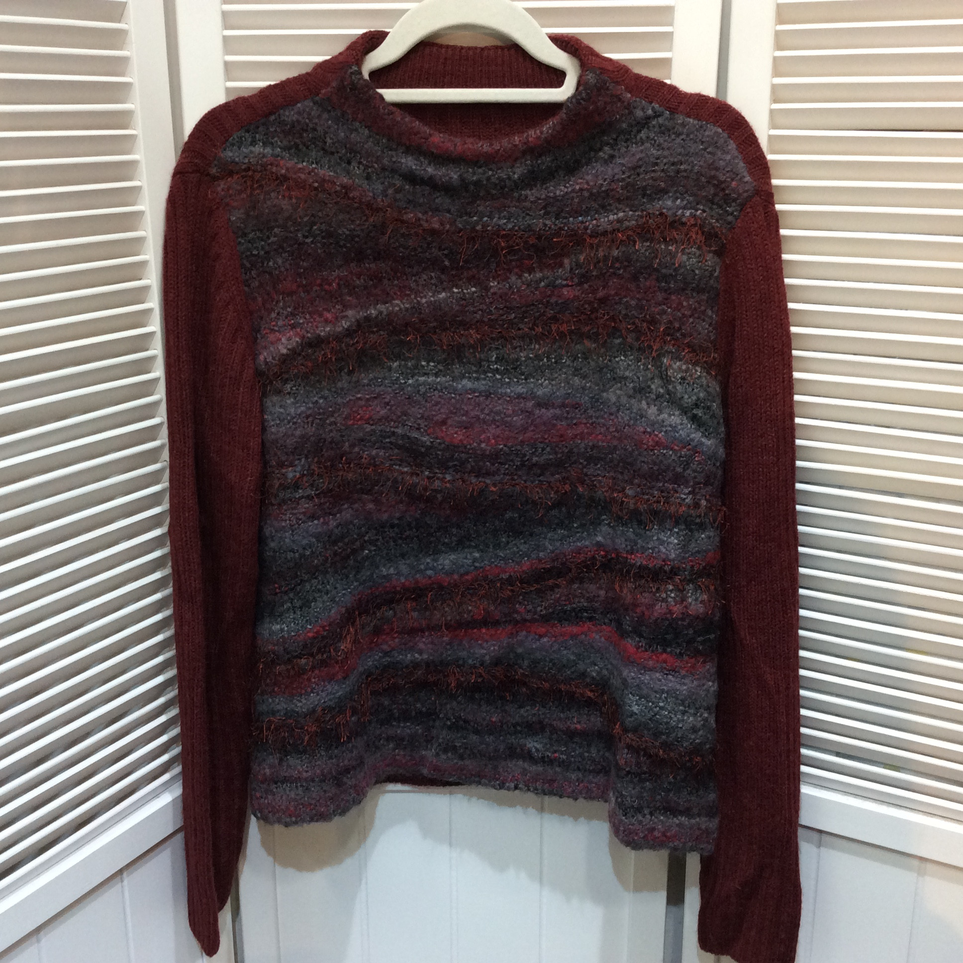 ナイガイ セーター 15号 パープル