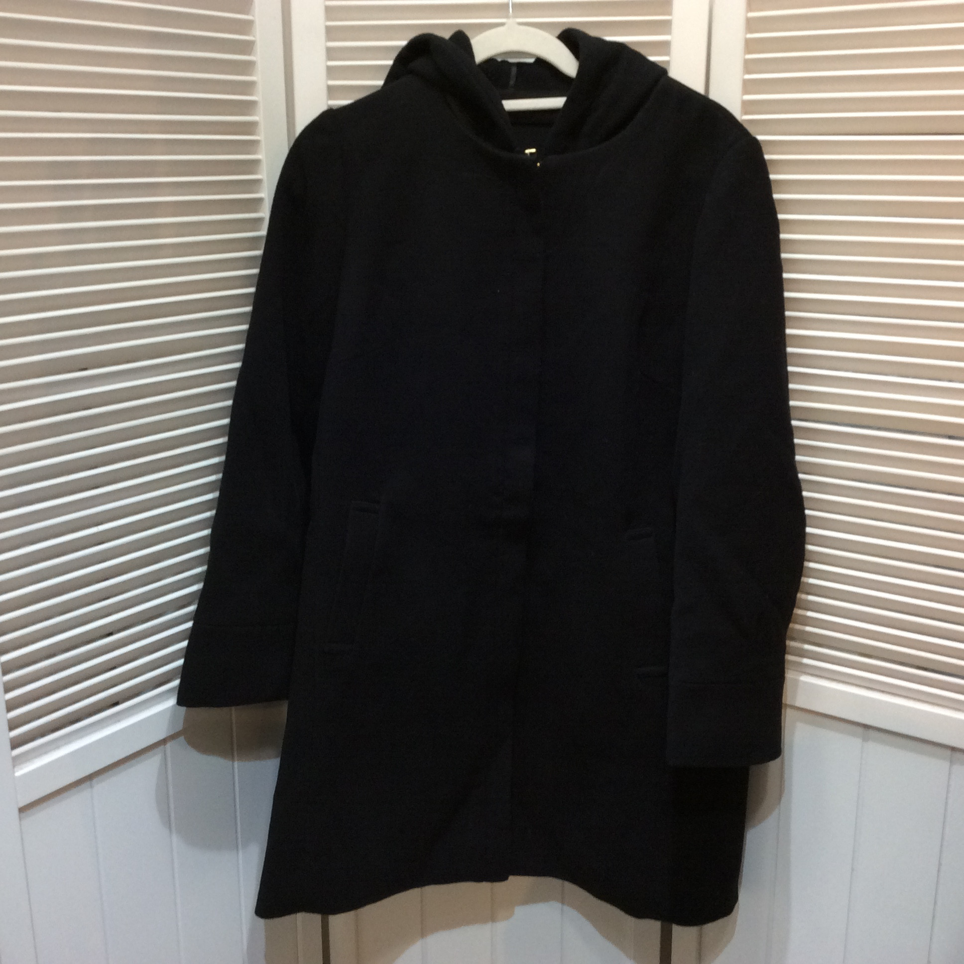 フード付きコート LL ブラック