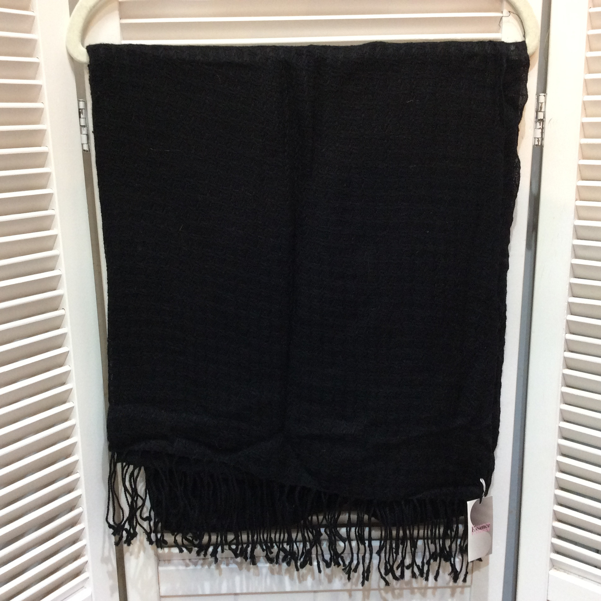 未使用☆カシミヤストール ブラック