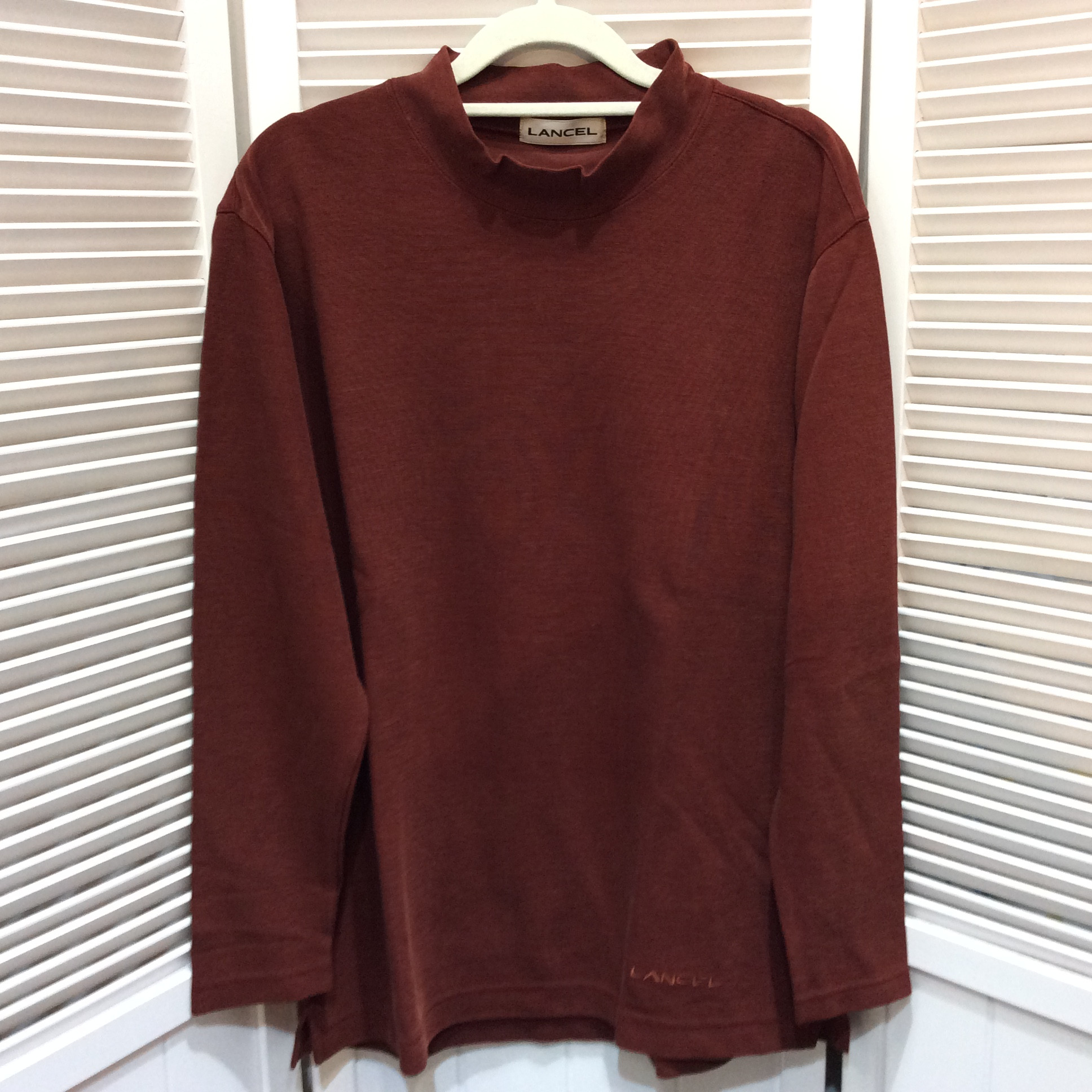 LANCEL ランセル タートルカットソー ボルドー系