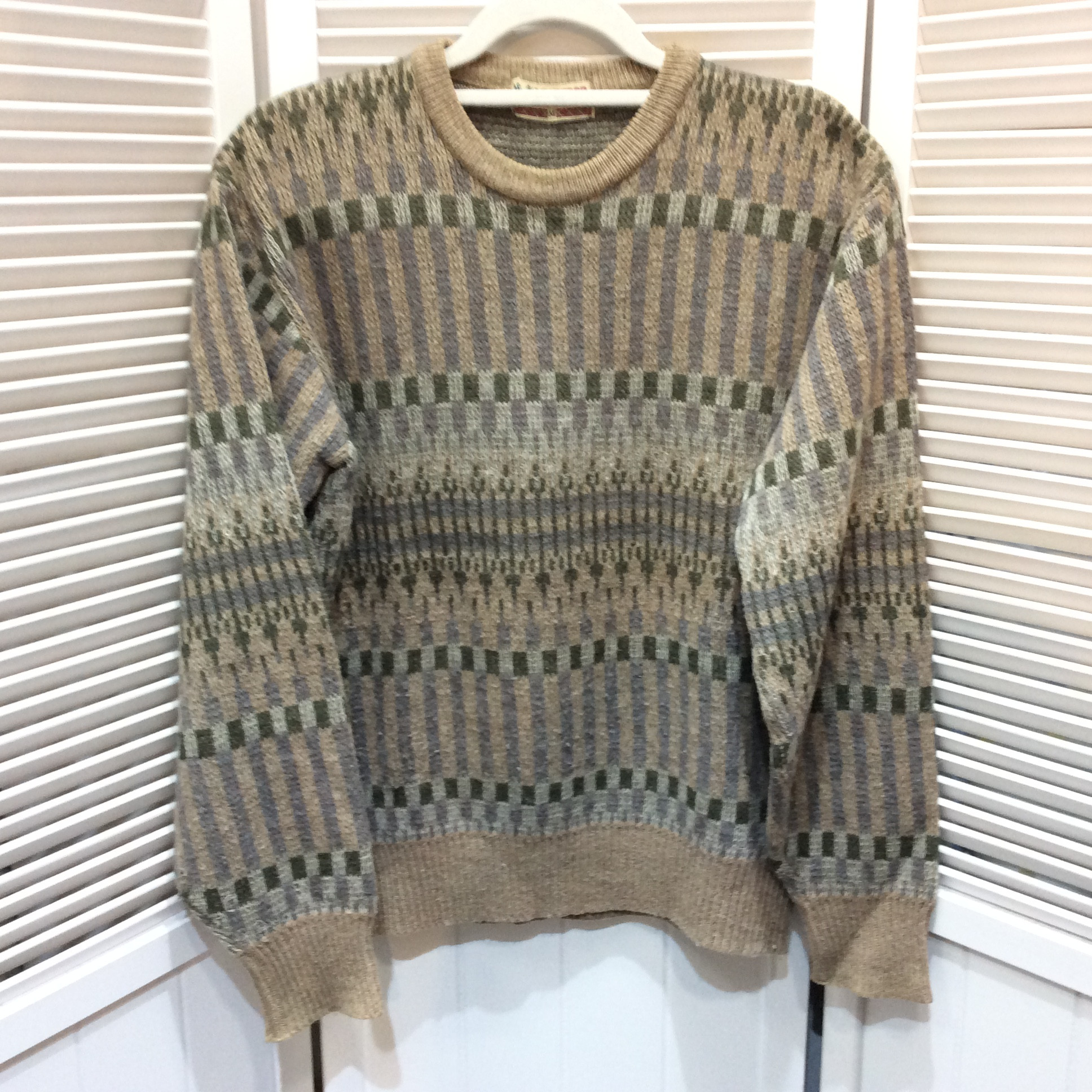 マックレガー メンズセーター M ベージュ柄