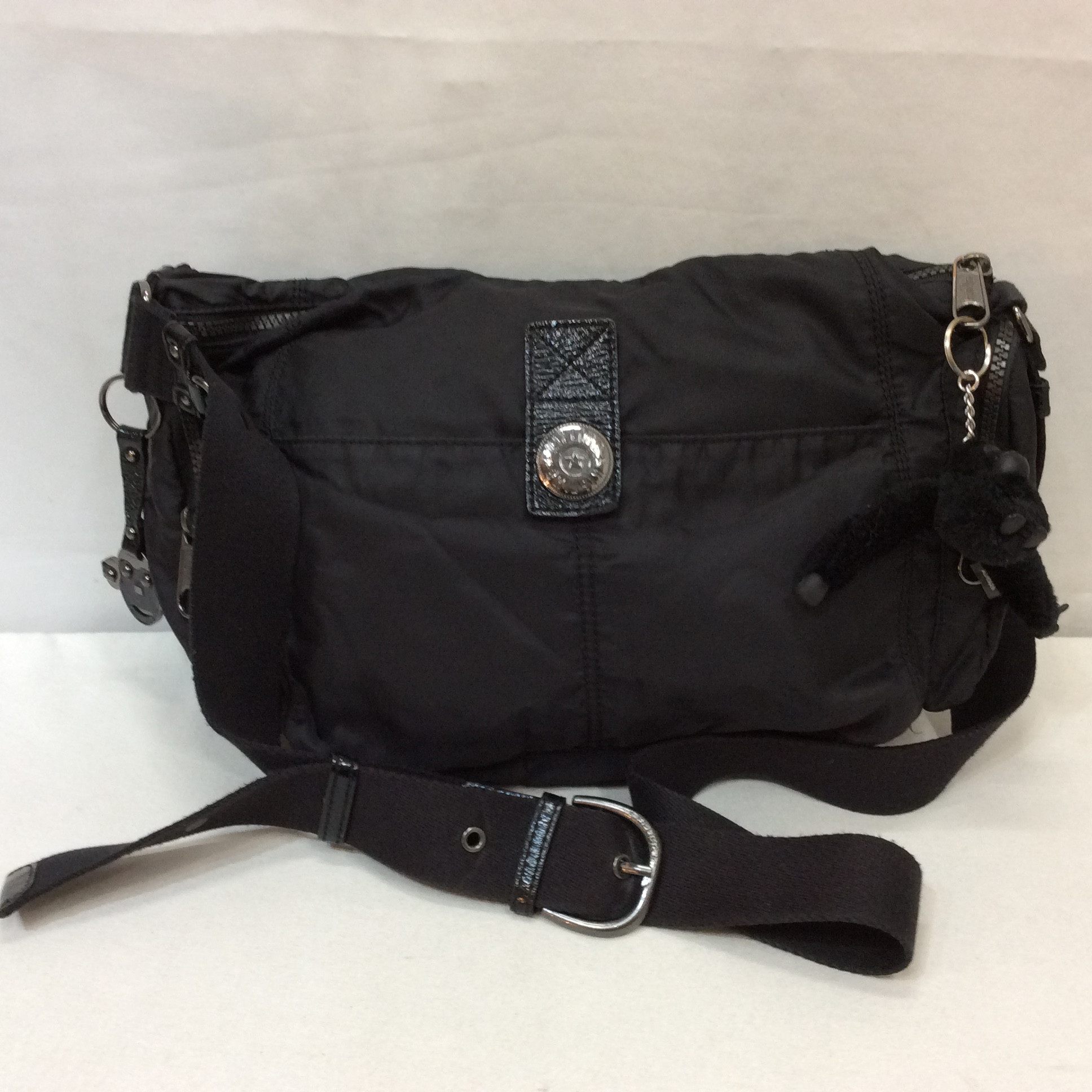 キプリング ショルダーバッグ ブラック チャーム2個付き