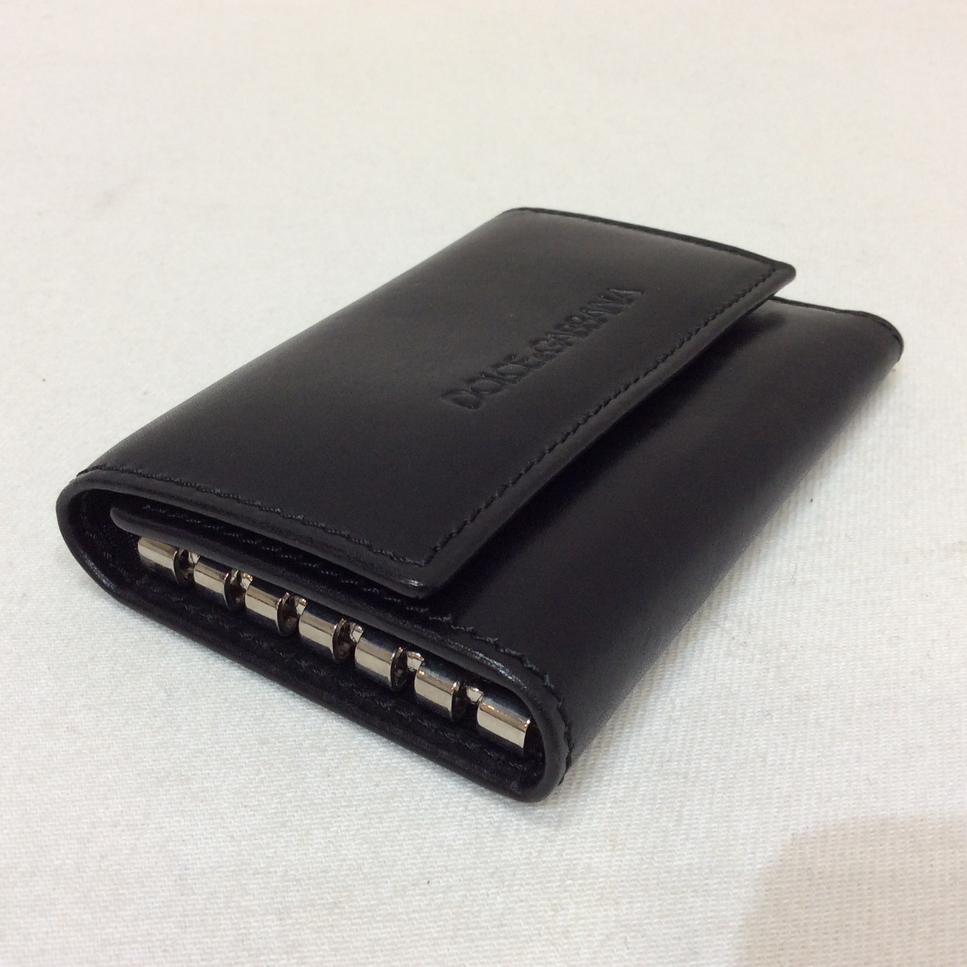 DOLCE&GABBANA ドルチェ＆ガッバーナ レザーキーケース ブラック 6連