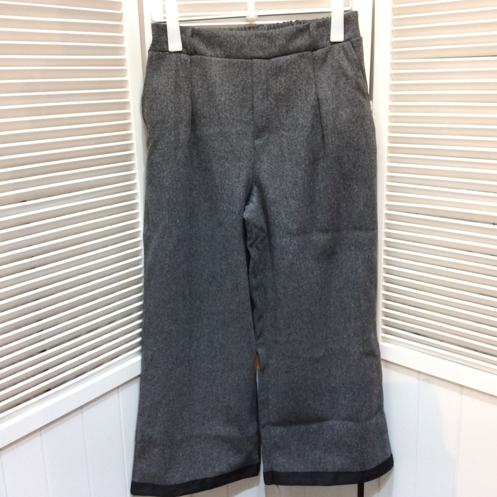 ワイドパンツ L グレー