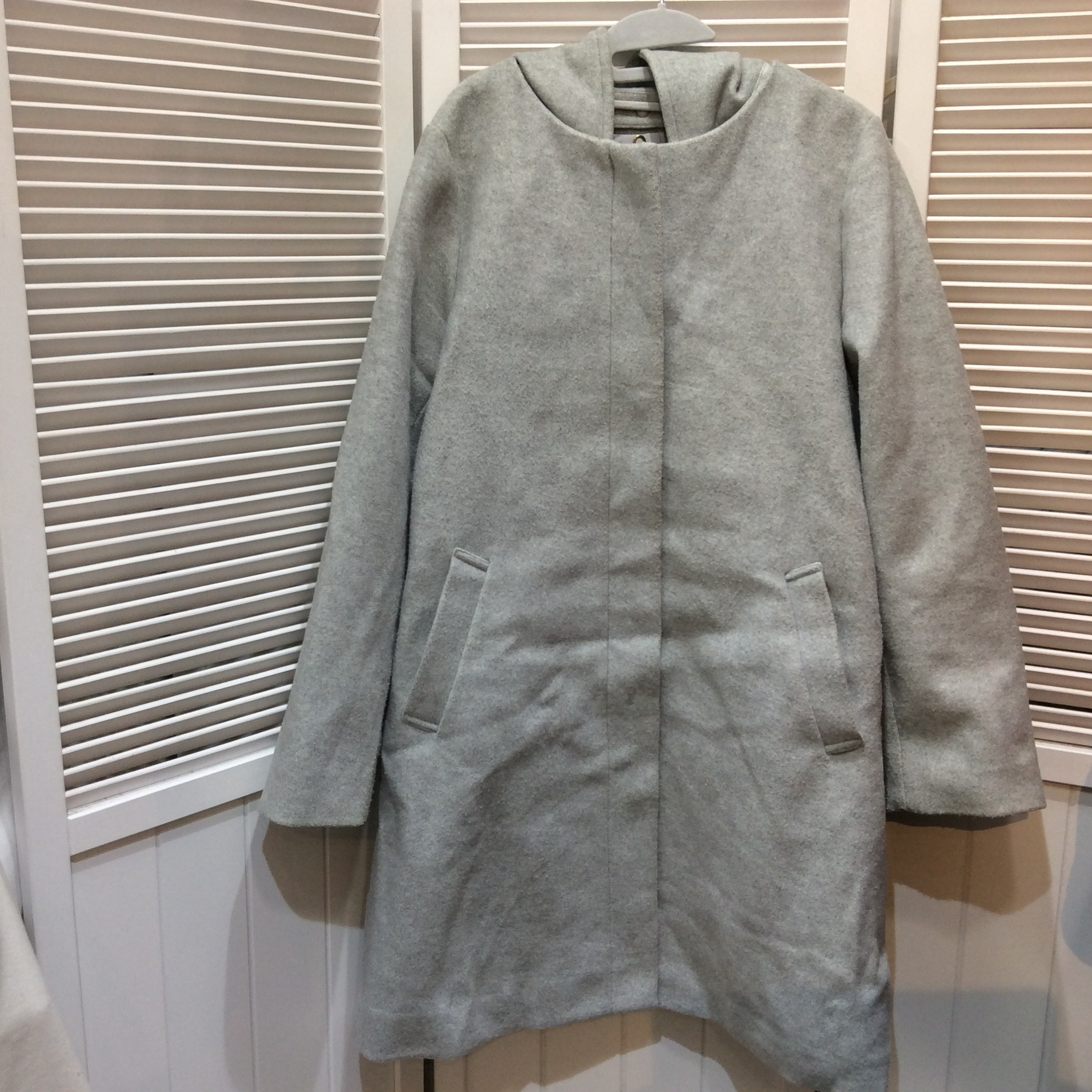 グローバルワーク フード付きコート Mサイズ グレー