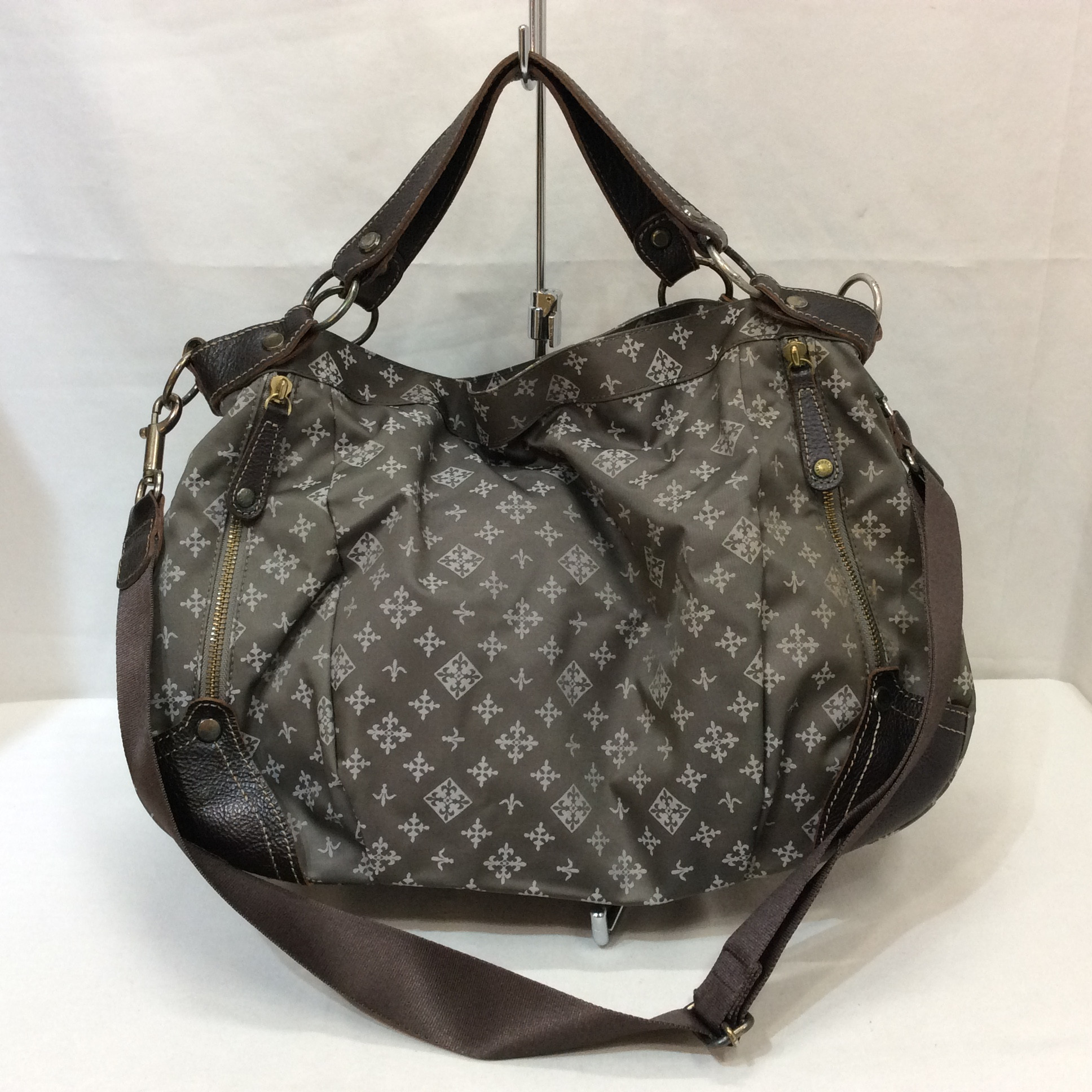 russet ラシット 2WAY ナイロンバッグ ポーチ付き グレー