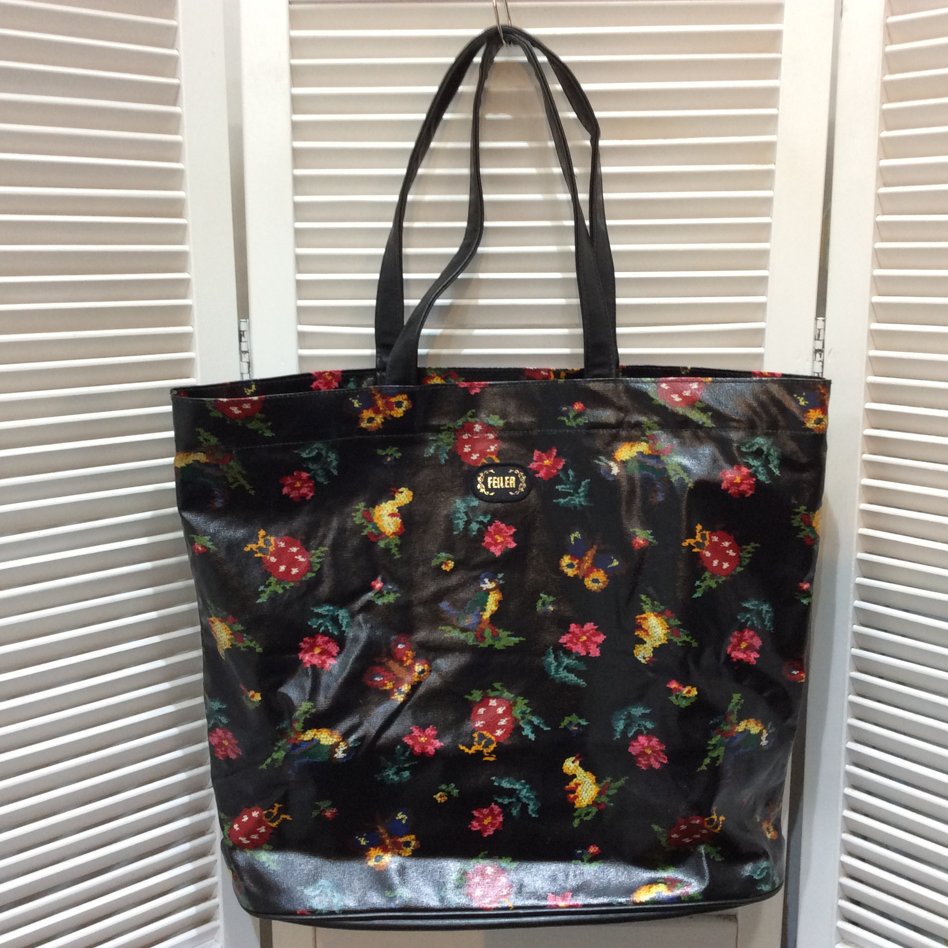 FEILER フェイラー ビニールトートバッグ 大