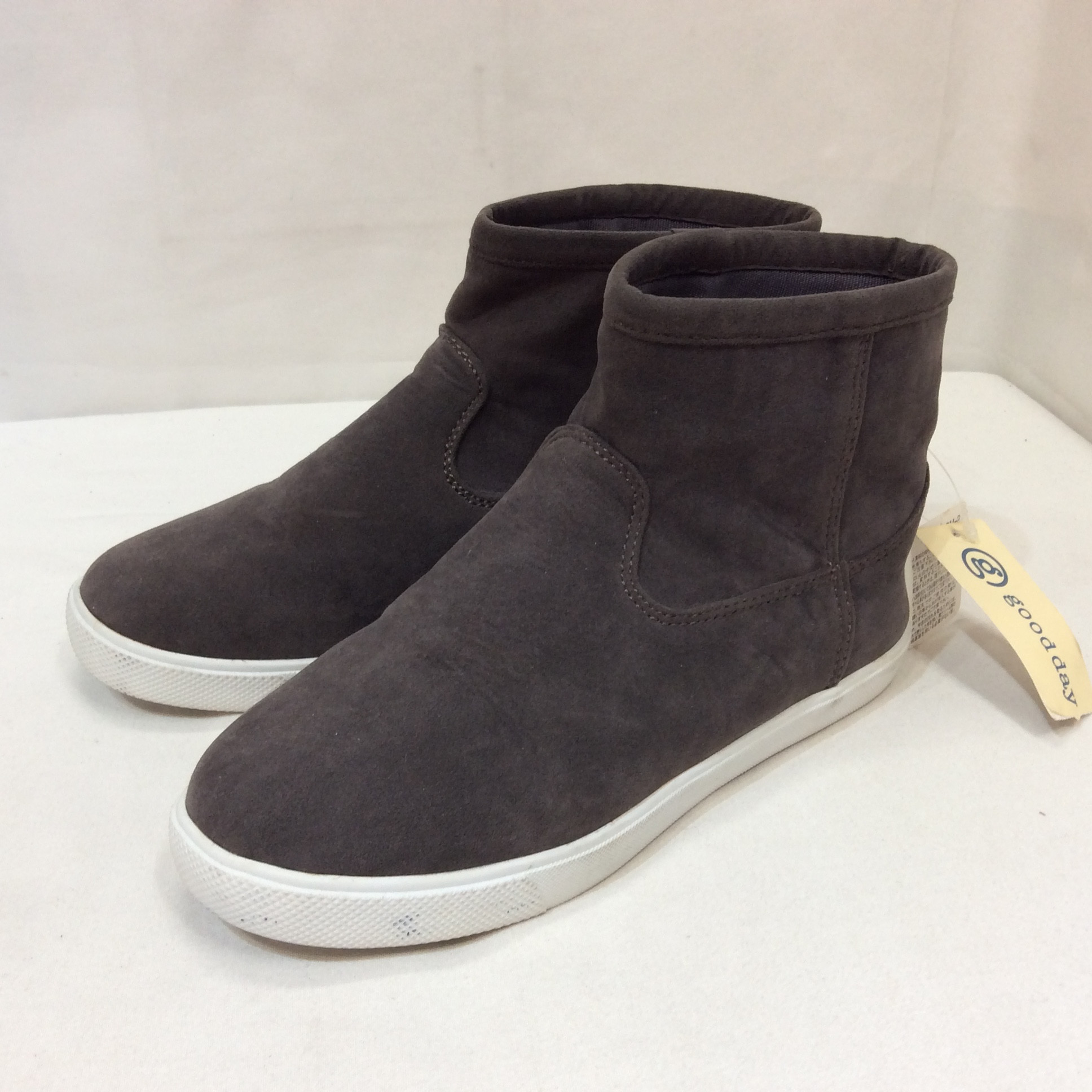 未使用 good day ショートブーツスニーカー LLサイズ グレー