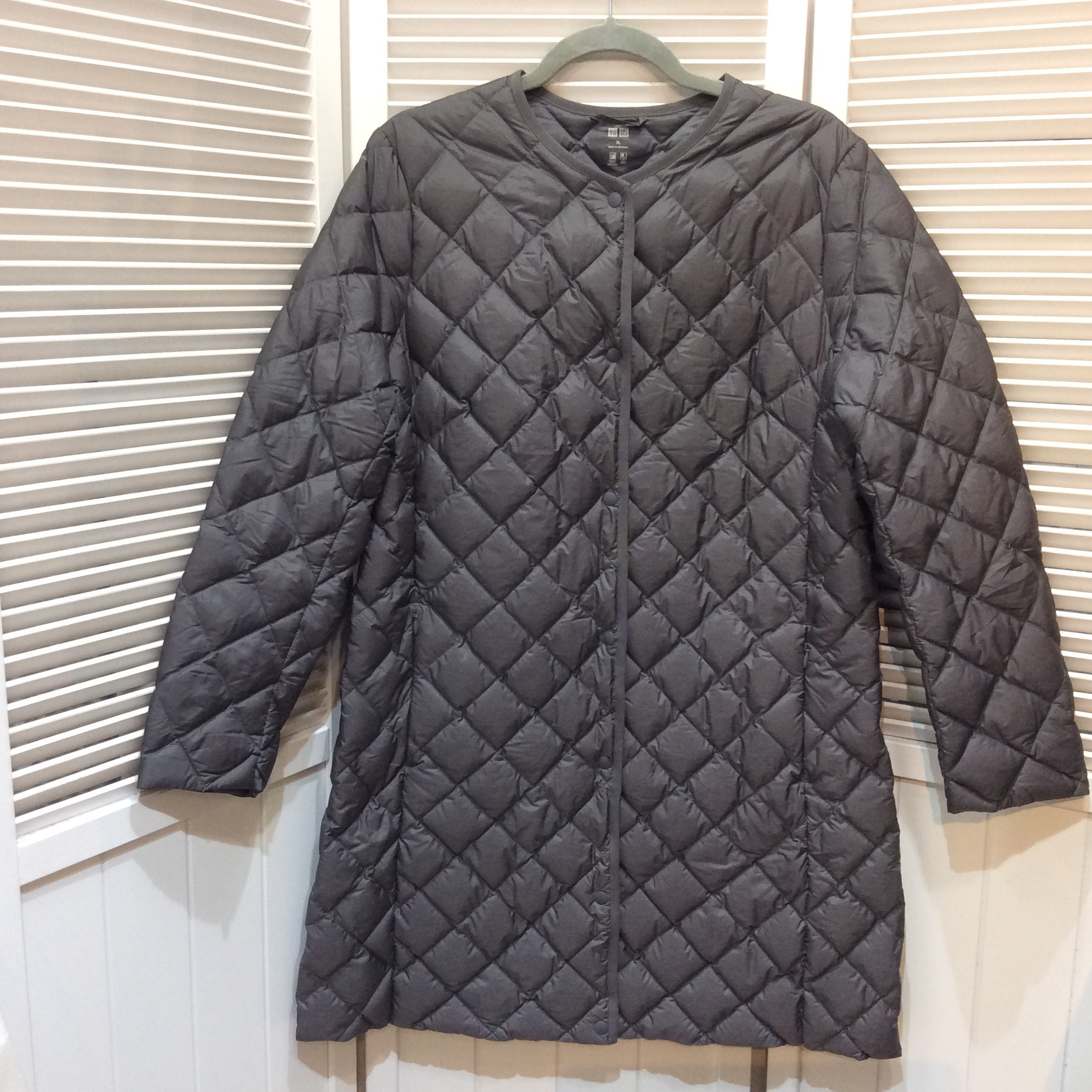 ユニクロ ダウンコート  XL グレー