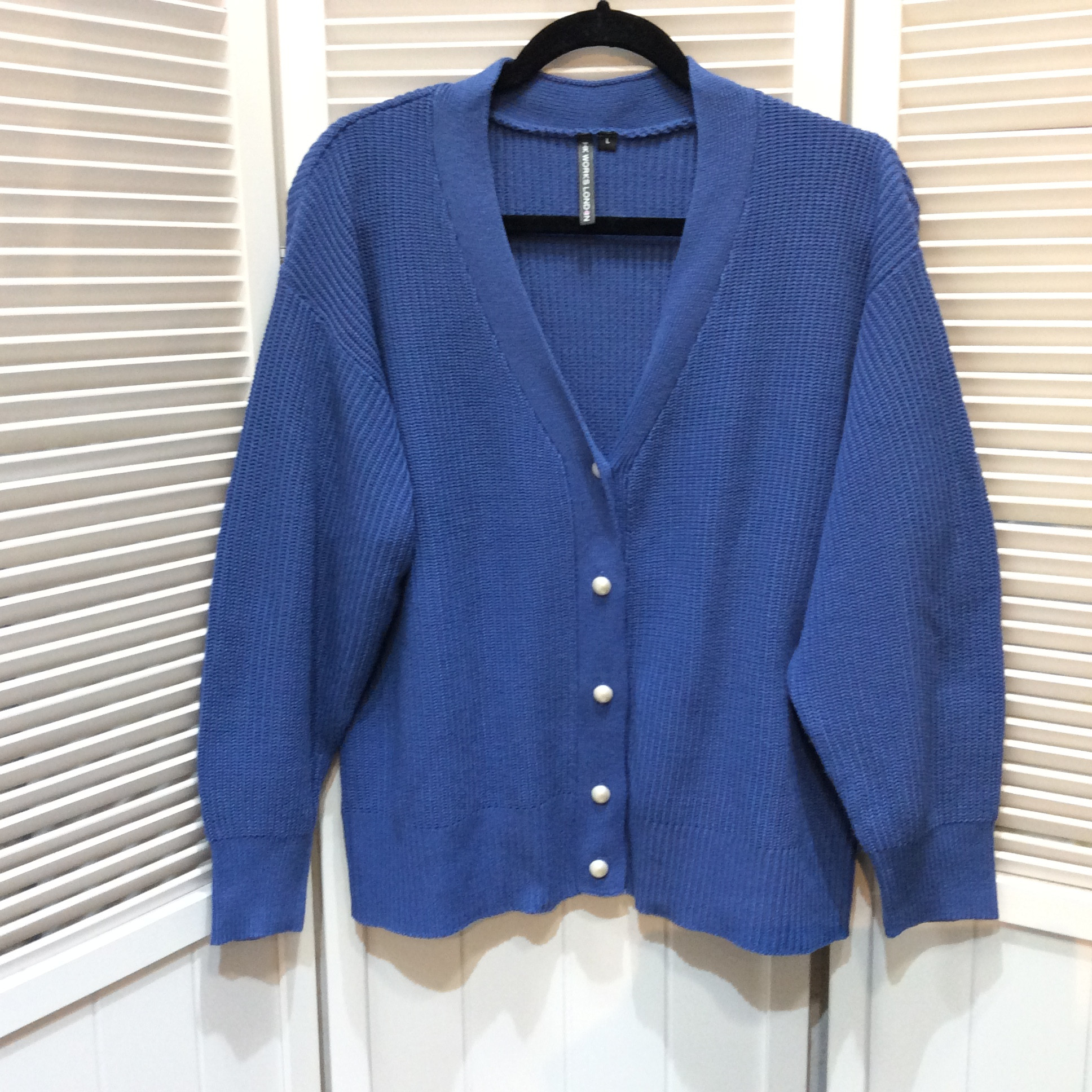 Hk カーディガン Lサイズ  ブルー
