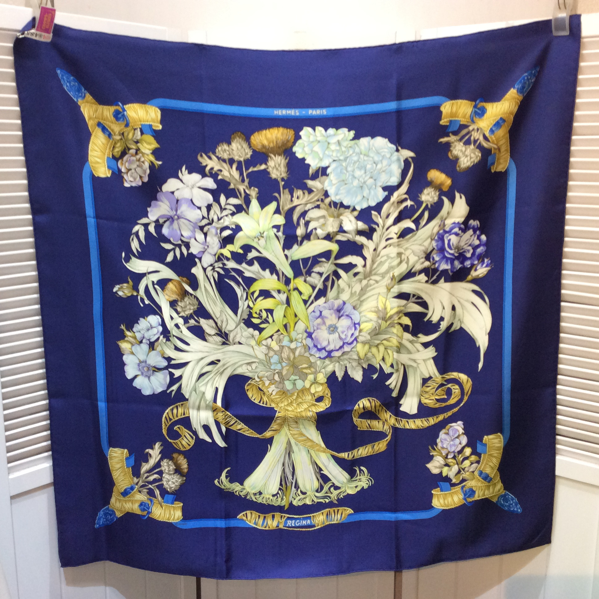 HERMER エルメス カレ90 レジーナ シルクスカーフ