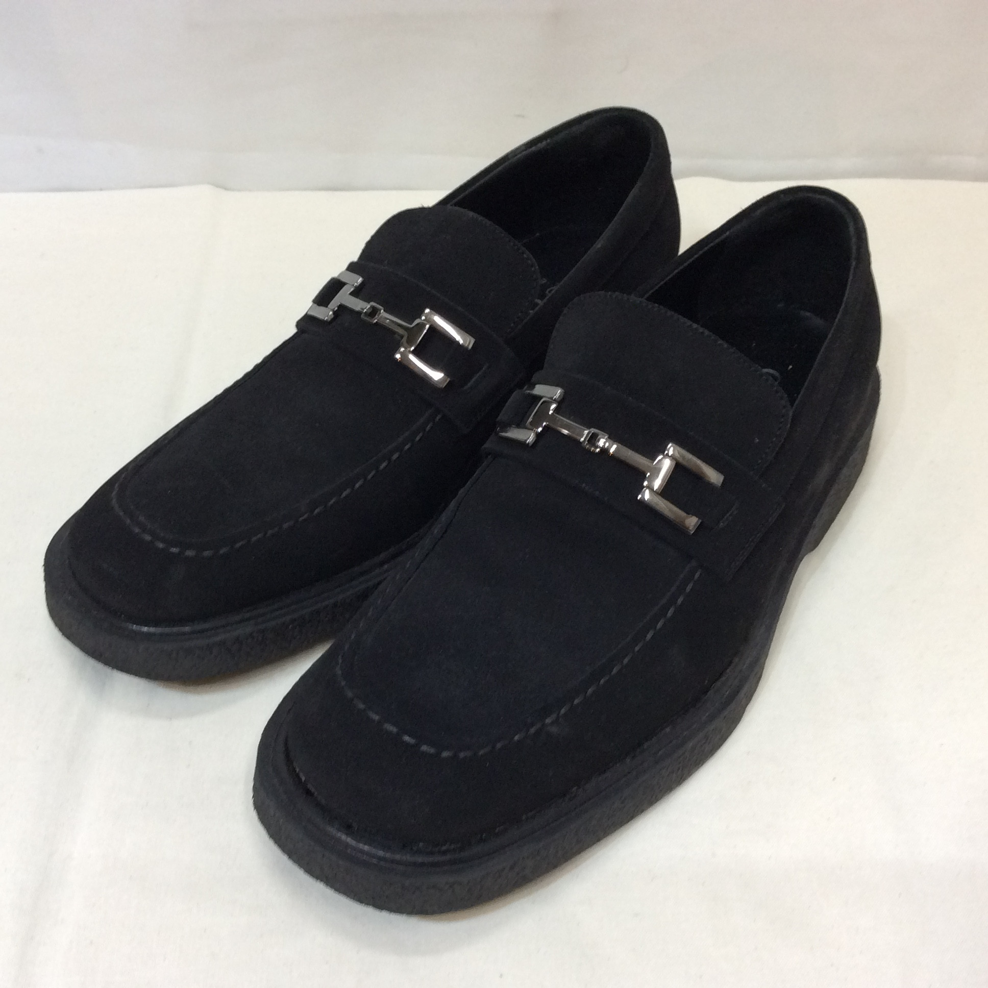 GUCCI グッチ ホースビット ローファー 40 ブラック スエード