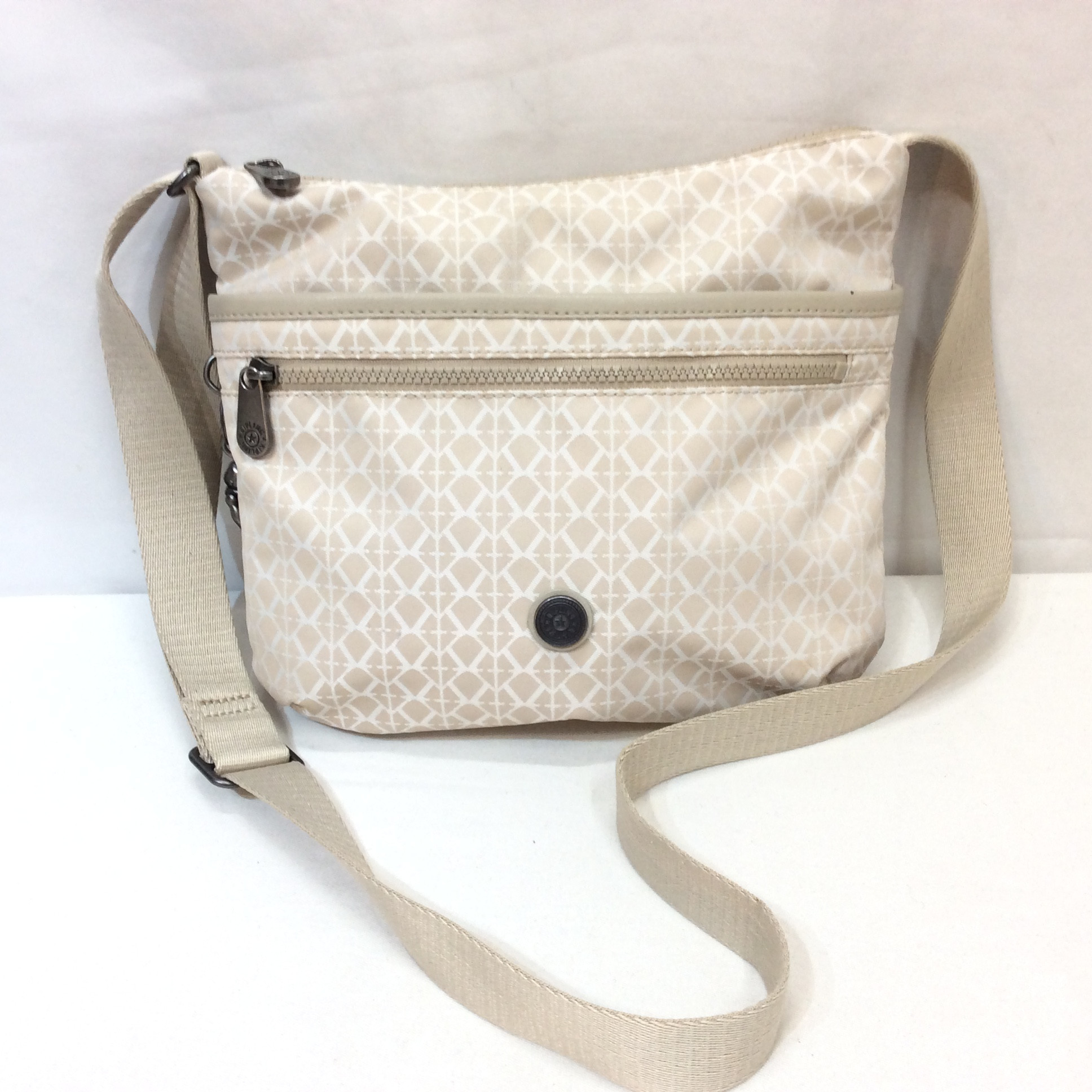 Kipling Live Light キプリング ライブライト ナイロンショルダーバッグ ベージュ系