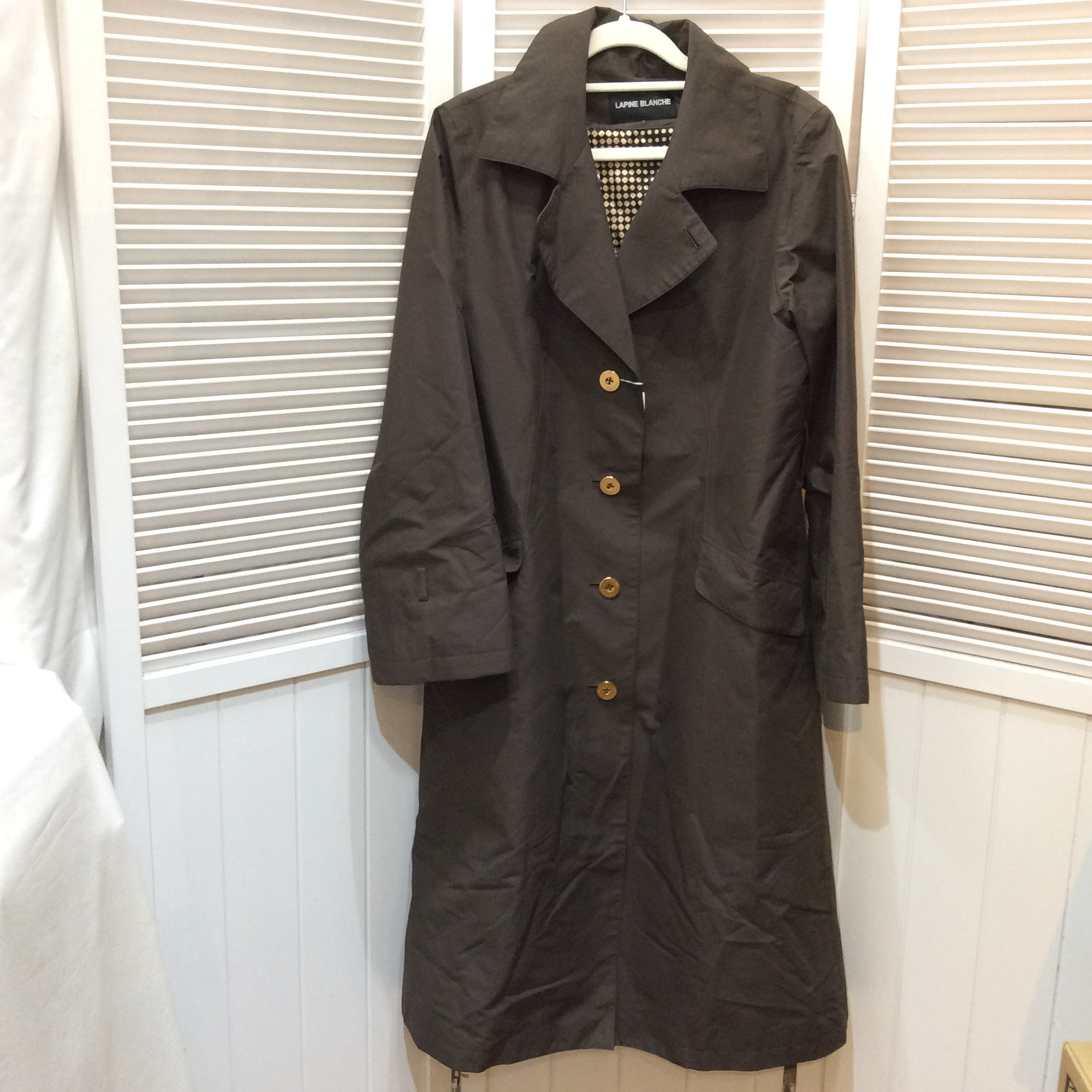 ラピーヌ ライナー付きコート 9号 ダークブラウン