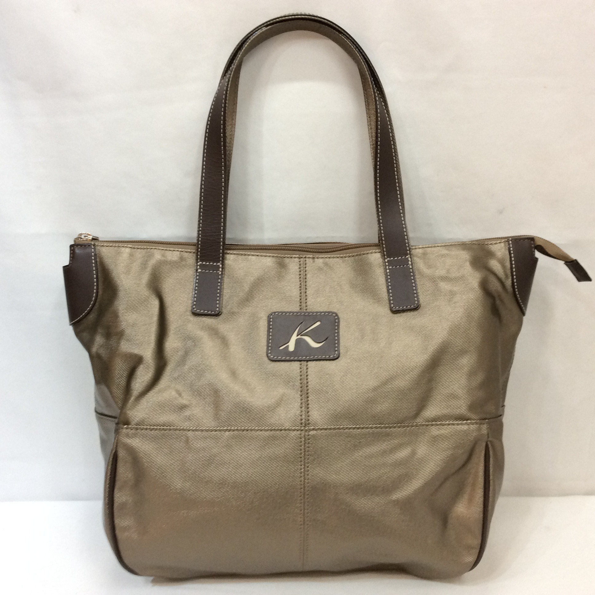 KITAMURA キタムラK2 トートバッグ ブロンズ系