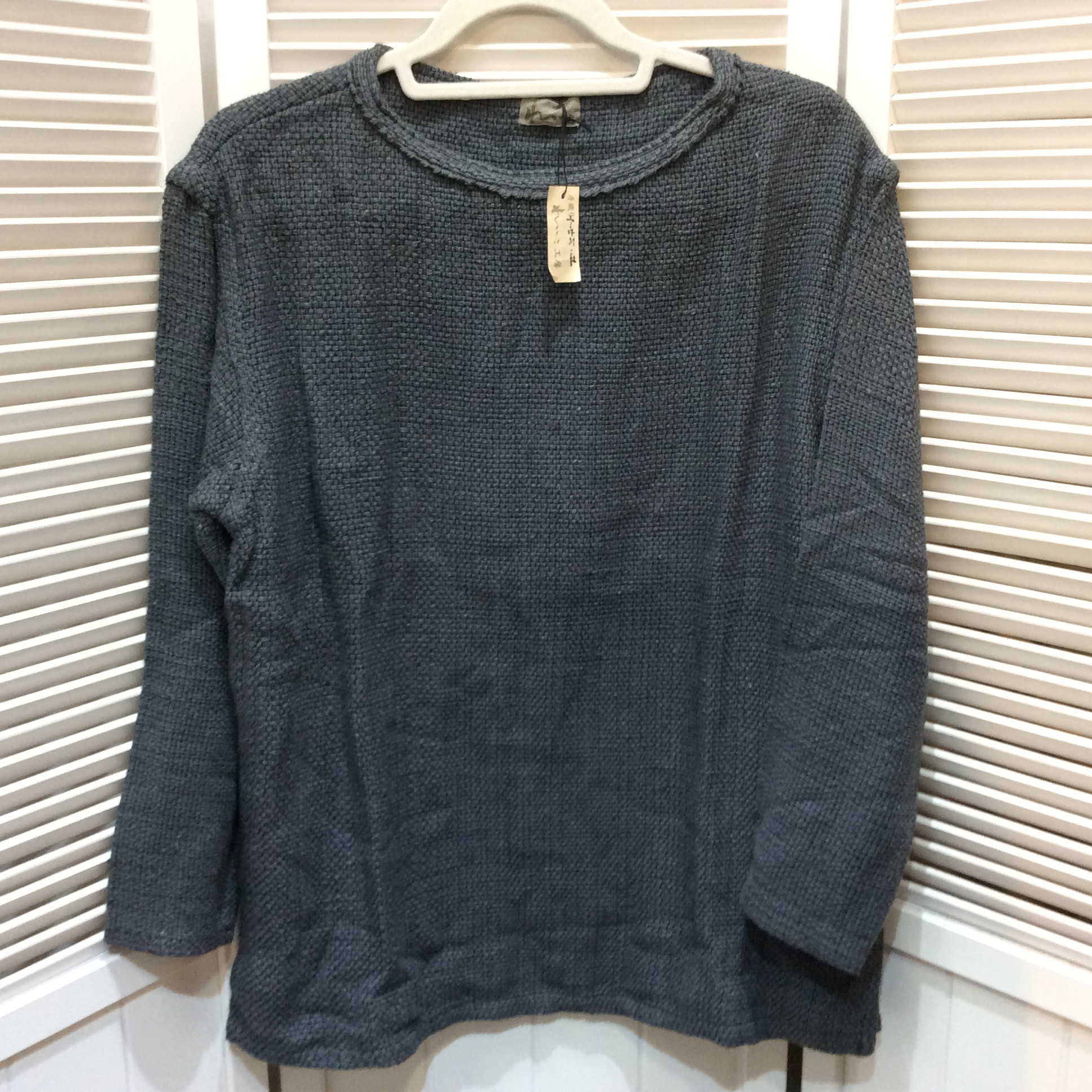 手織りれいこ工房 セーター グレー系