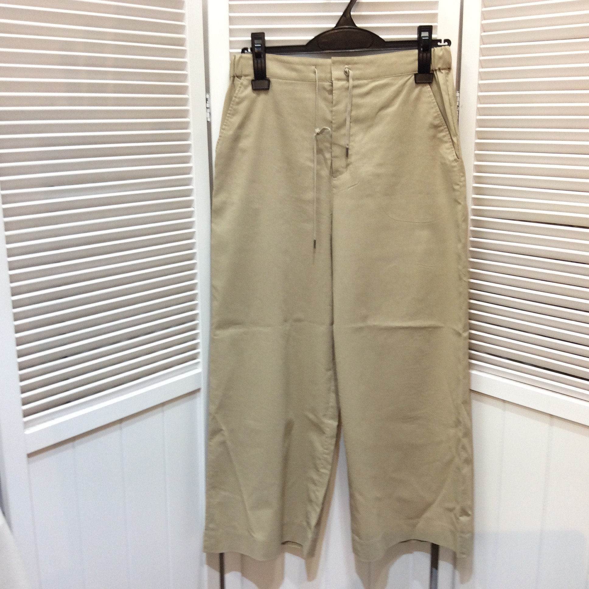 ジェイプレス    ストレッチワイドパンツ   7号 ベージュ