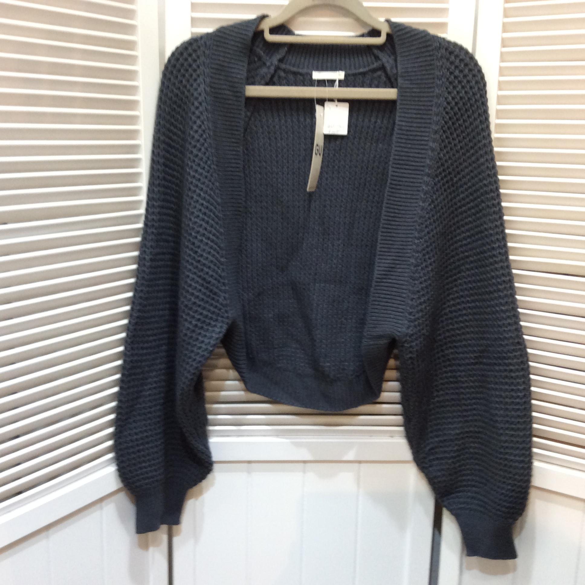 半額値下げ❗️新品 GU ボレロ Mサイズ  チャコールグレー