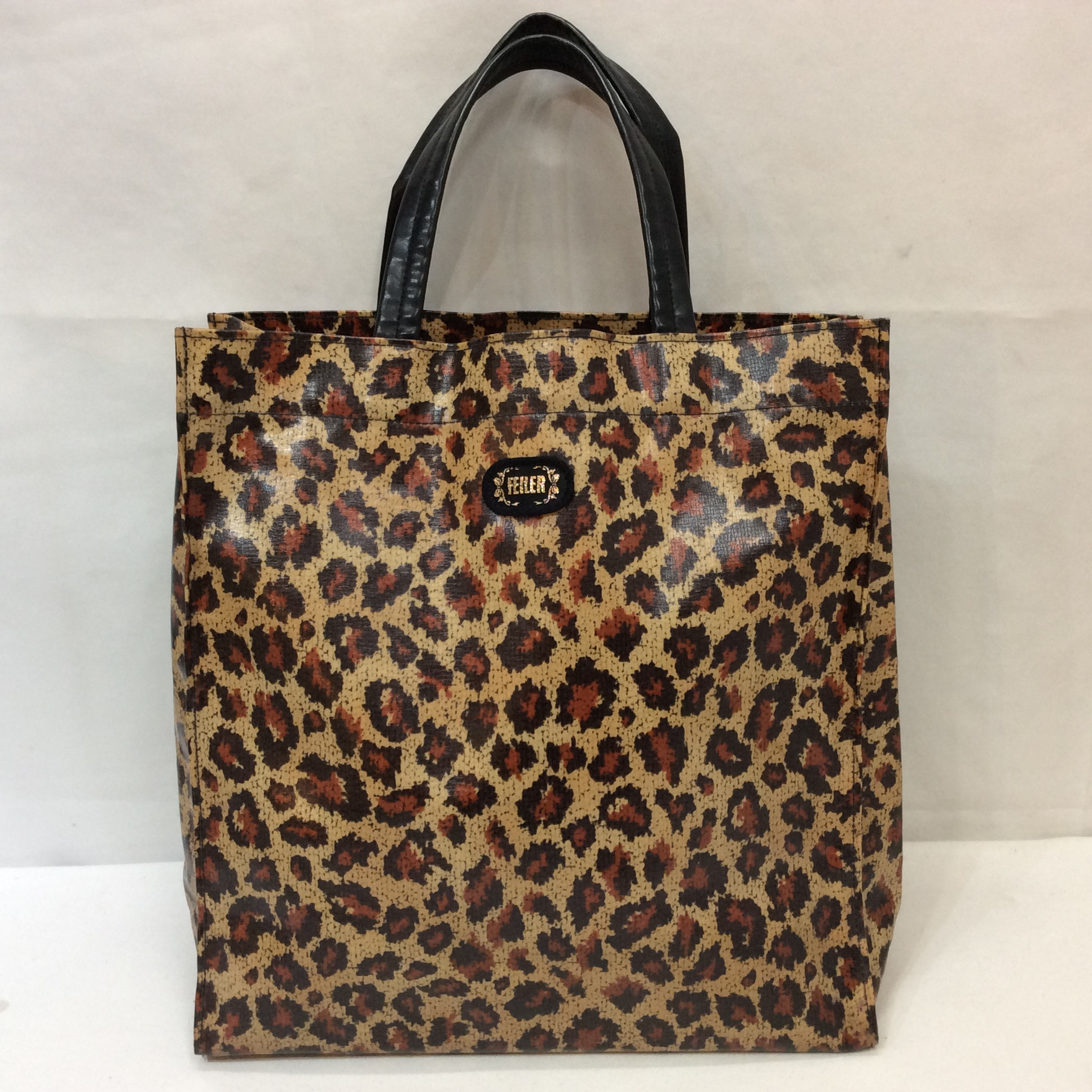 FEILER フェイラー トートバッグ ビニール ヒョウ柄
