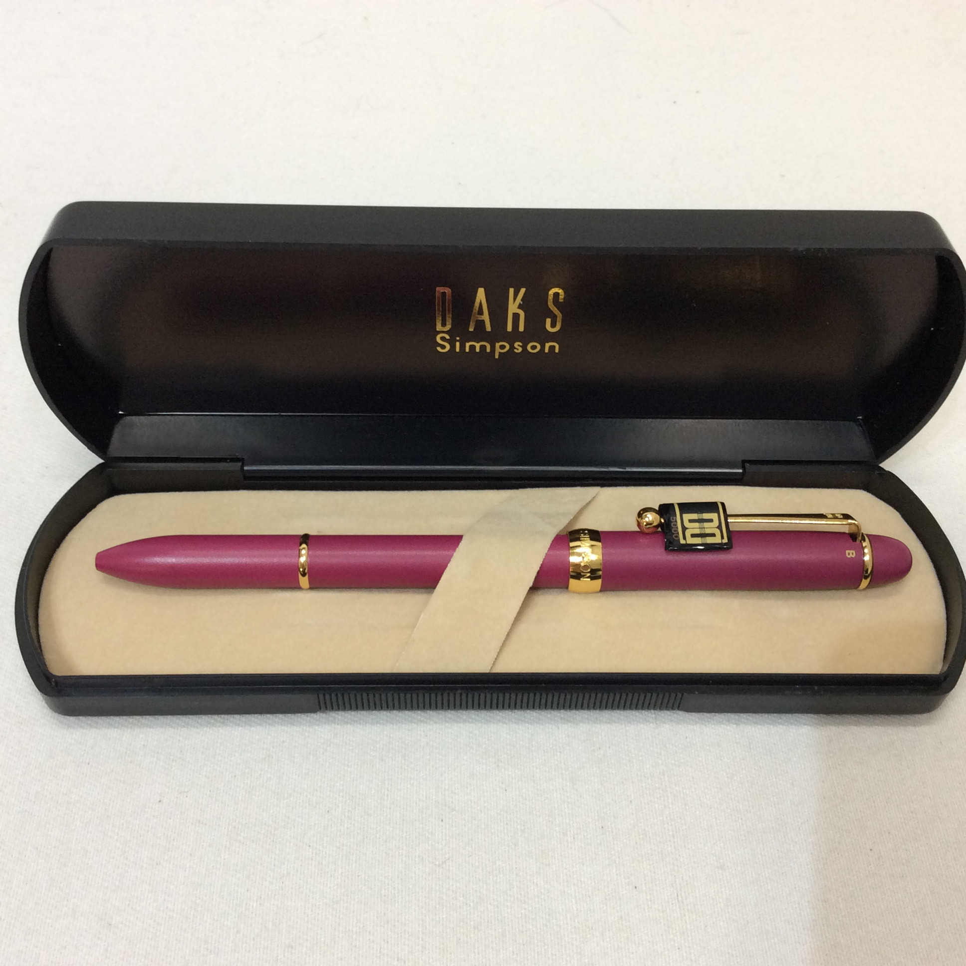 DAKS ダックス ボールペン2色&シャーペン 3WAY ケース付き