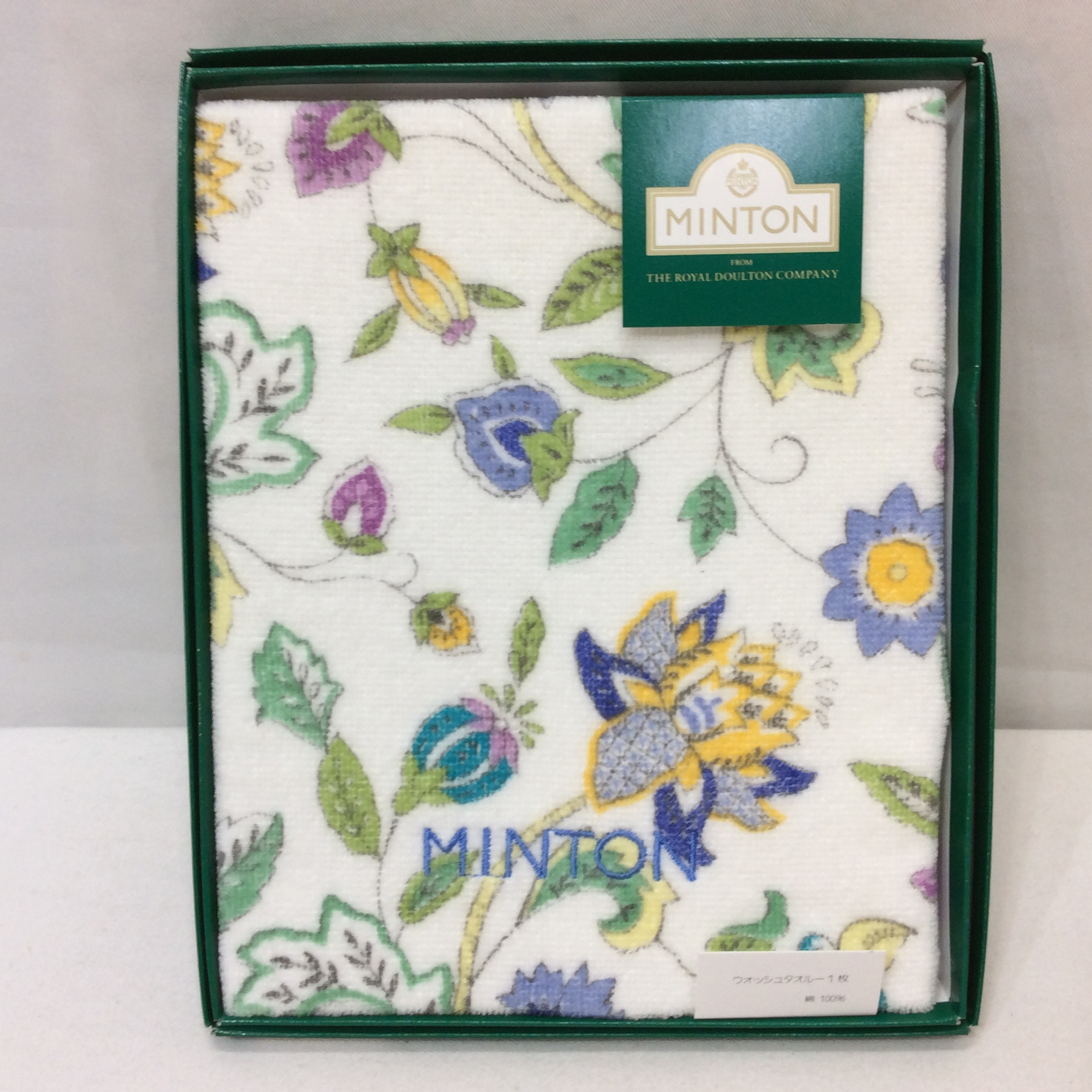 未使用☆MINTON ミントン ウォッシュタオル 箱入り