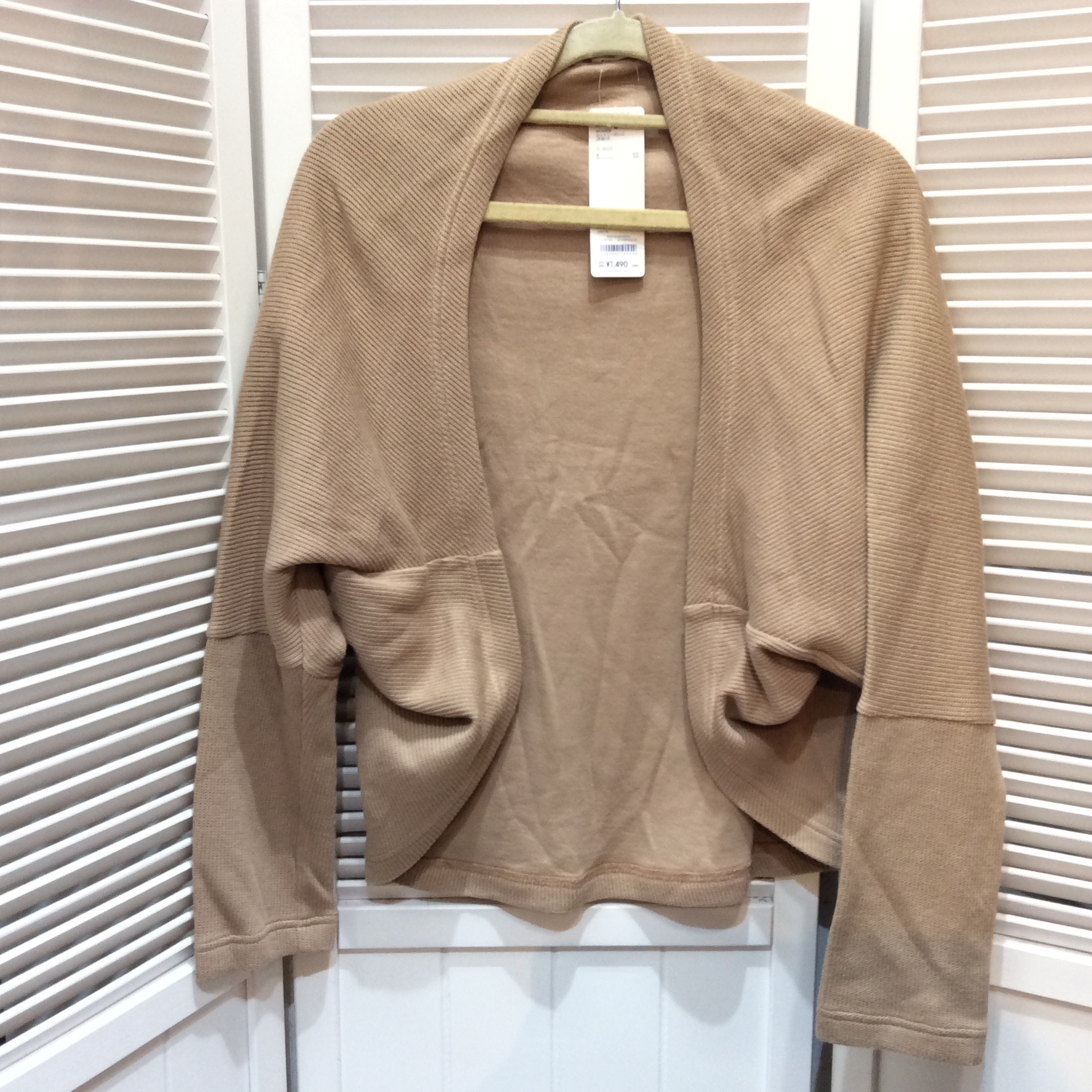未使用 GU ボレロ Mサイズ   ベージュ