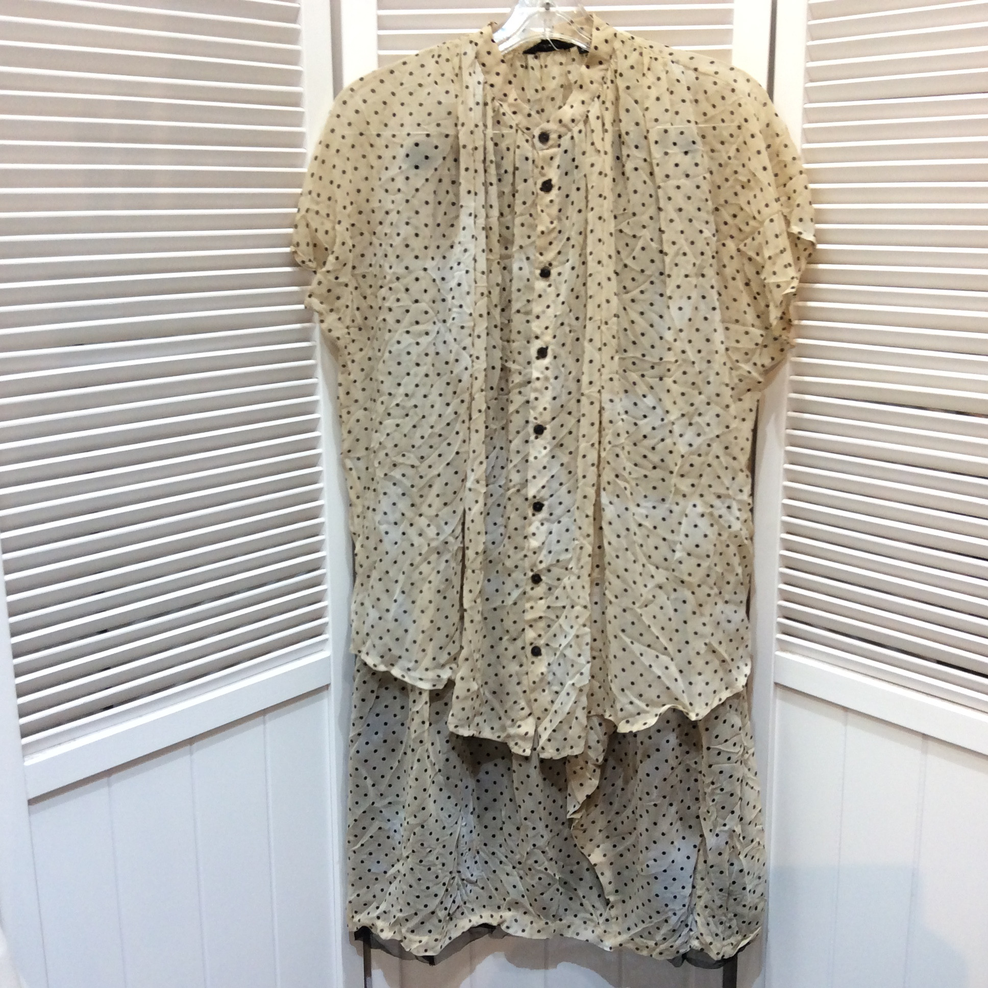 パドカレ セットアップ  サイズ36  ドット柄