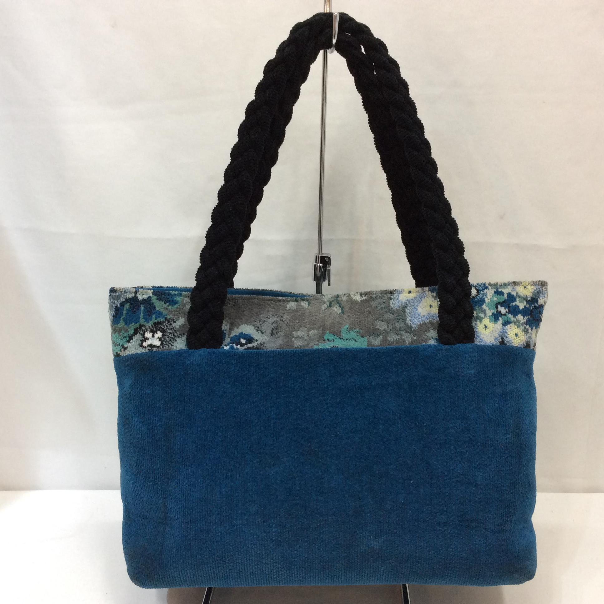 FEILER フェイラー トートバッグ ブルー シュニール織