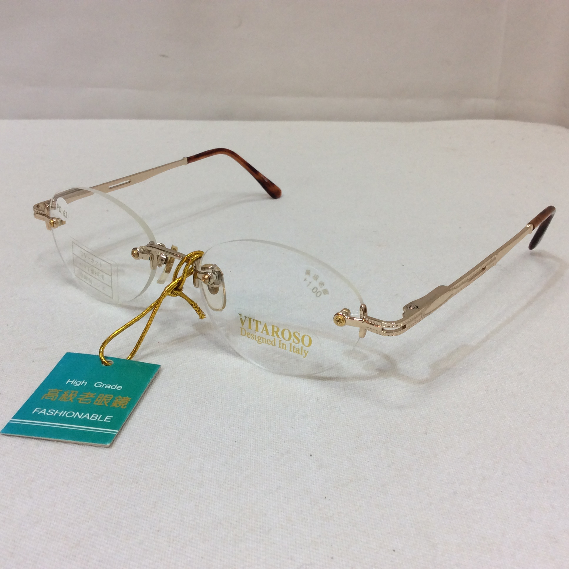未使用☆VITAROSO 老眼鏡 +1.00 UVカット