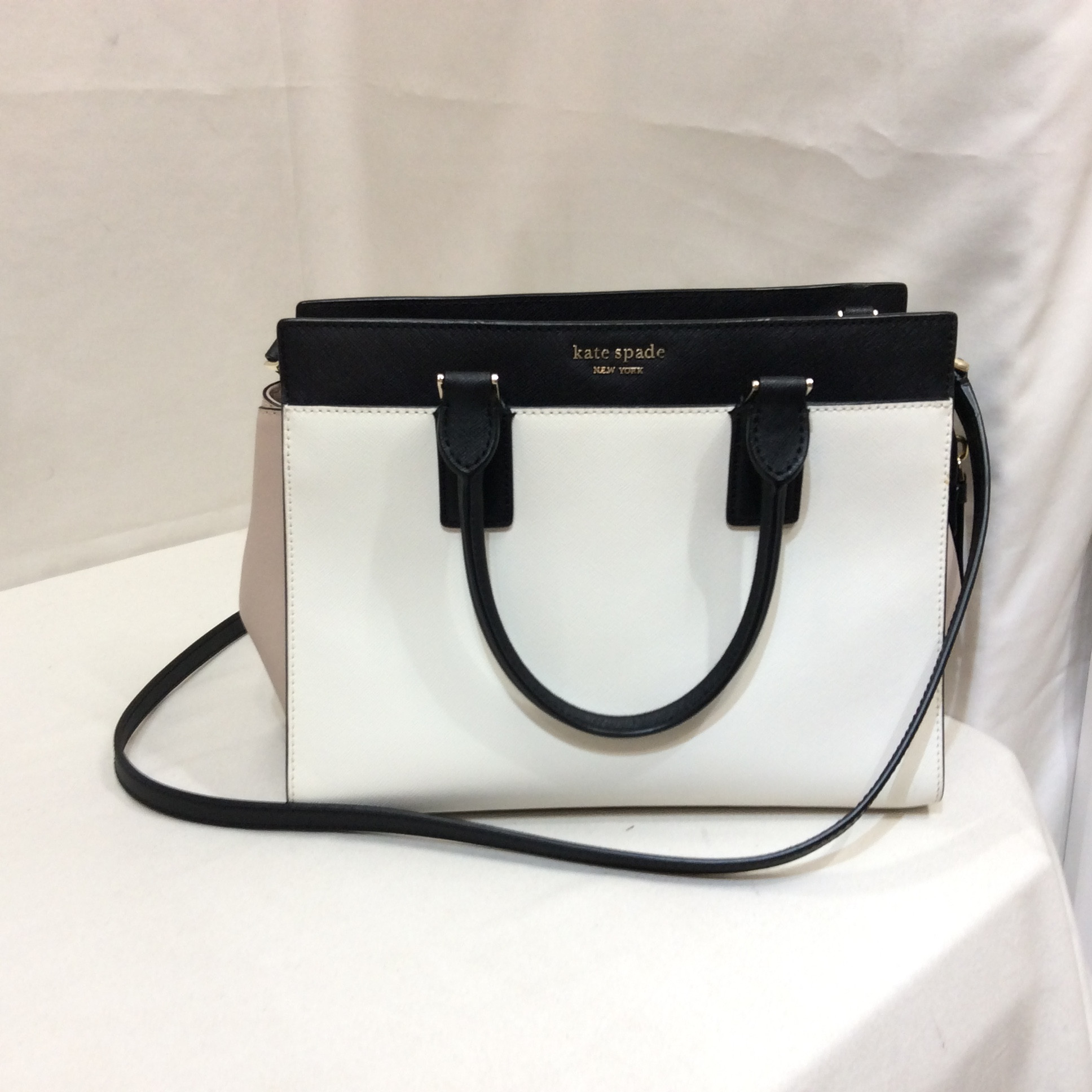 ケイトスペード   ショルダー付きハンドバッグ  ホワイト／ブラック／アイボリー