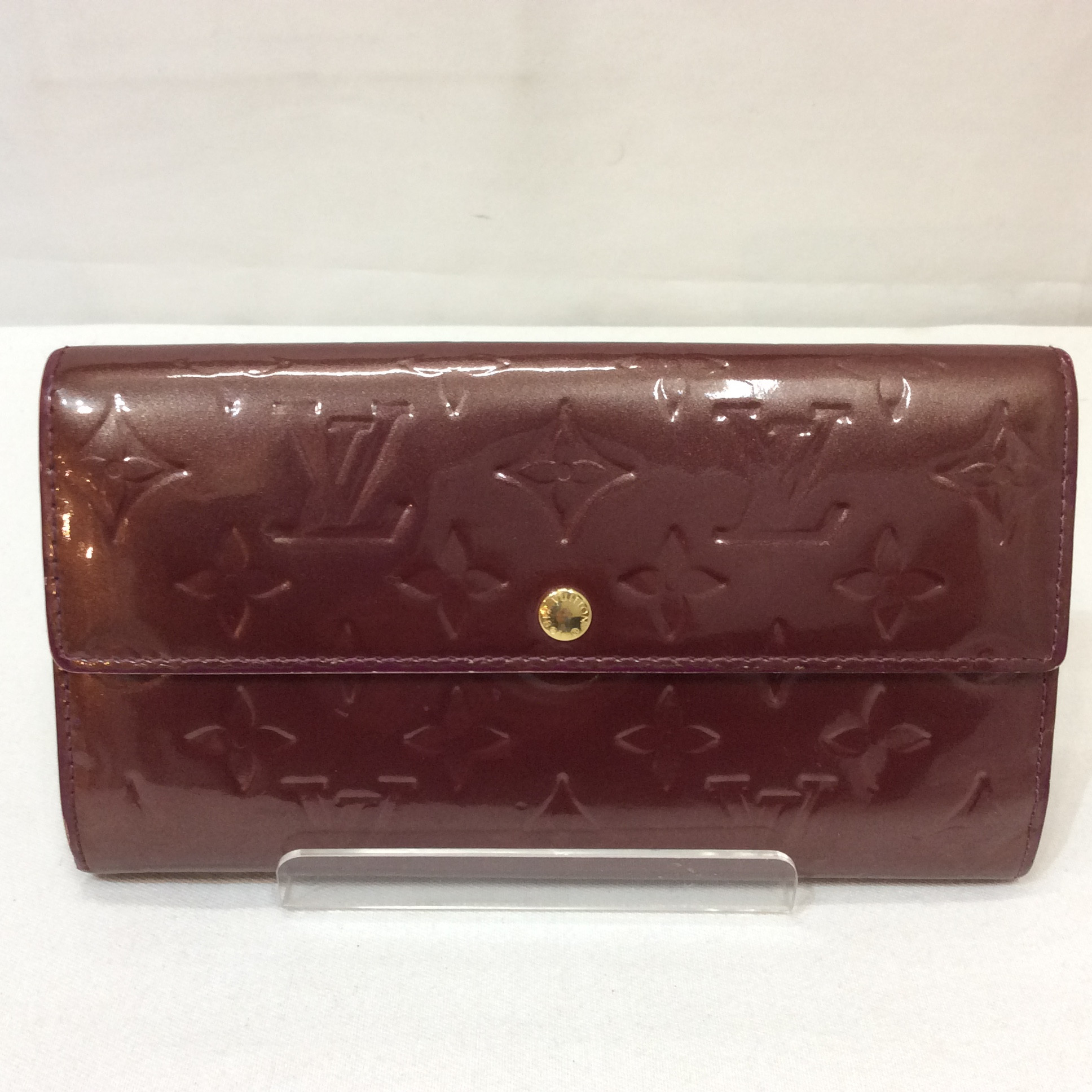 LOUIS VUITTON ルイヴィトン ヴェルニ ポルトフォイユ サラ 長財布