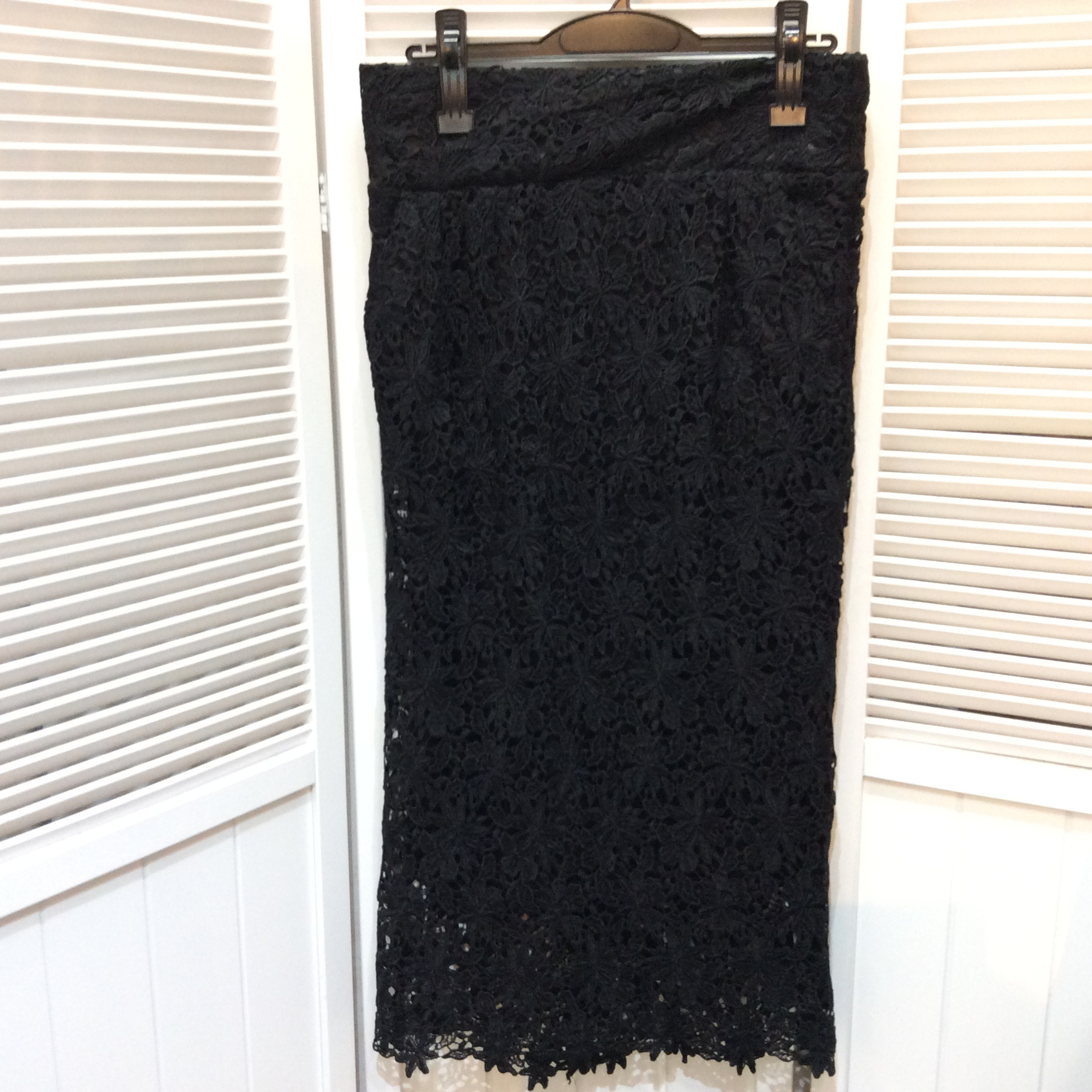 1回使用 レーススカート  Lサイズ  ブラック  美品