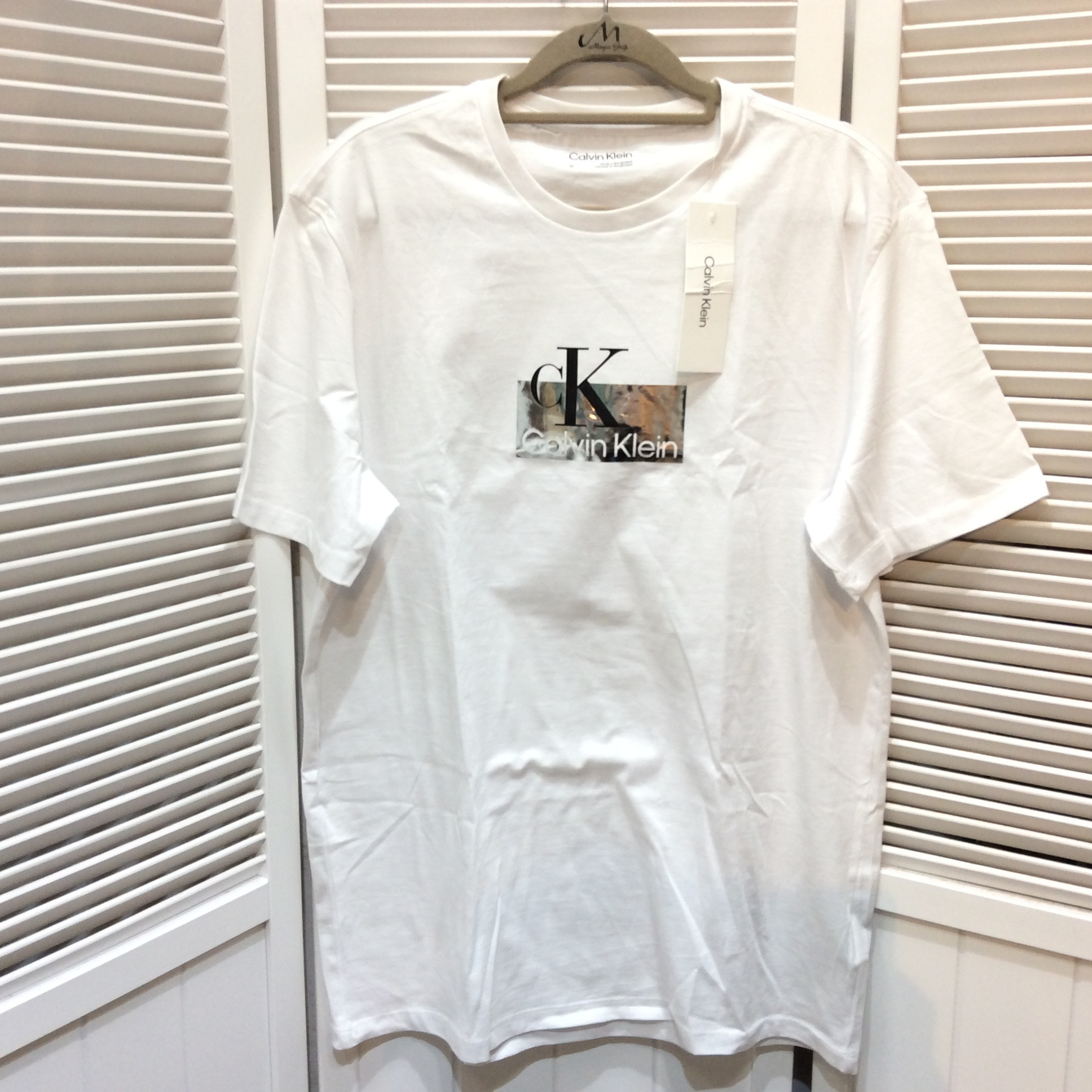 未使用 カルバンクライン Tシャツ  メンズM  ホワイト