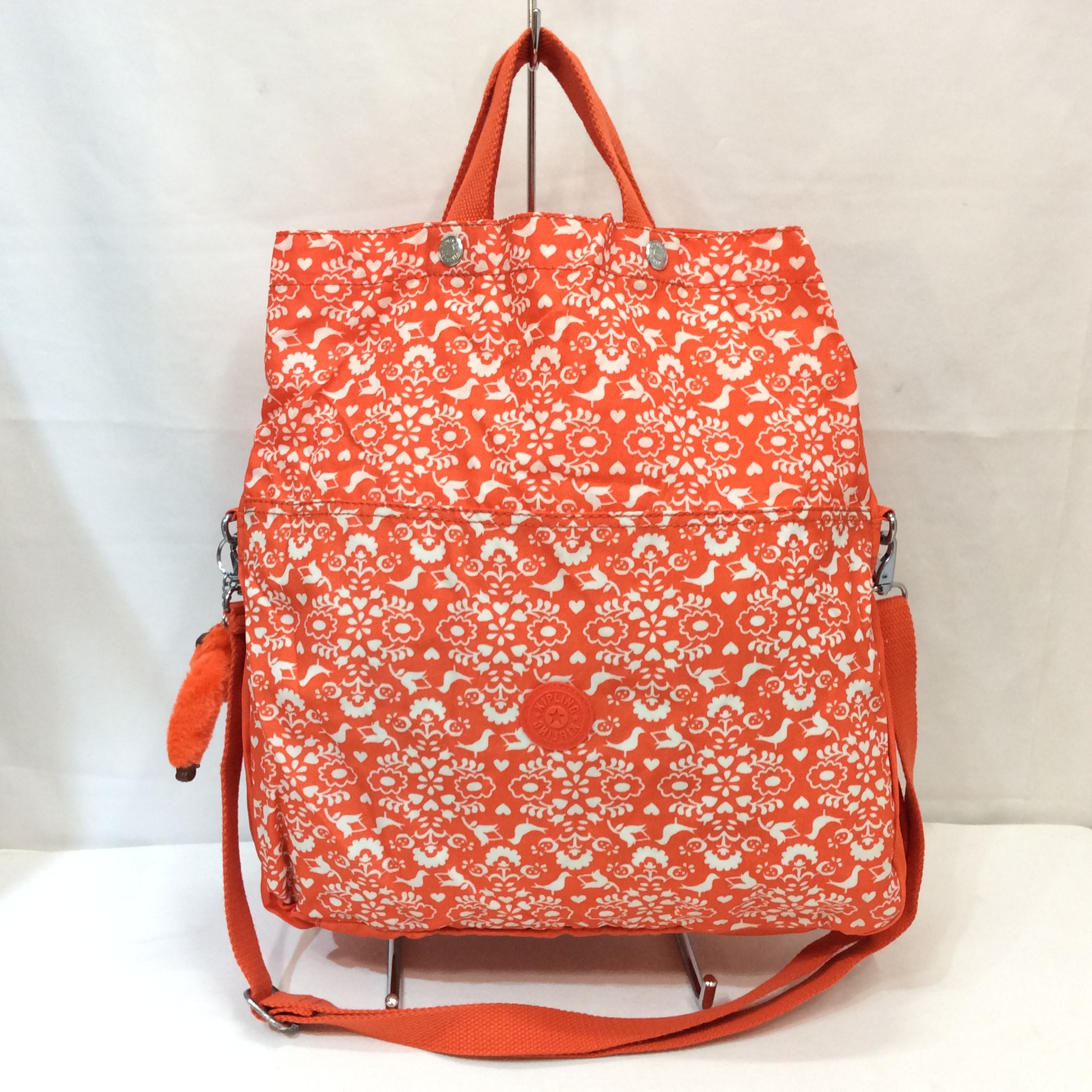 kipling キプリング 表参道 2WAYトートバッグ オレンジ
