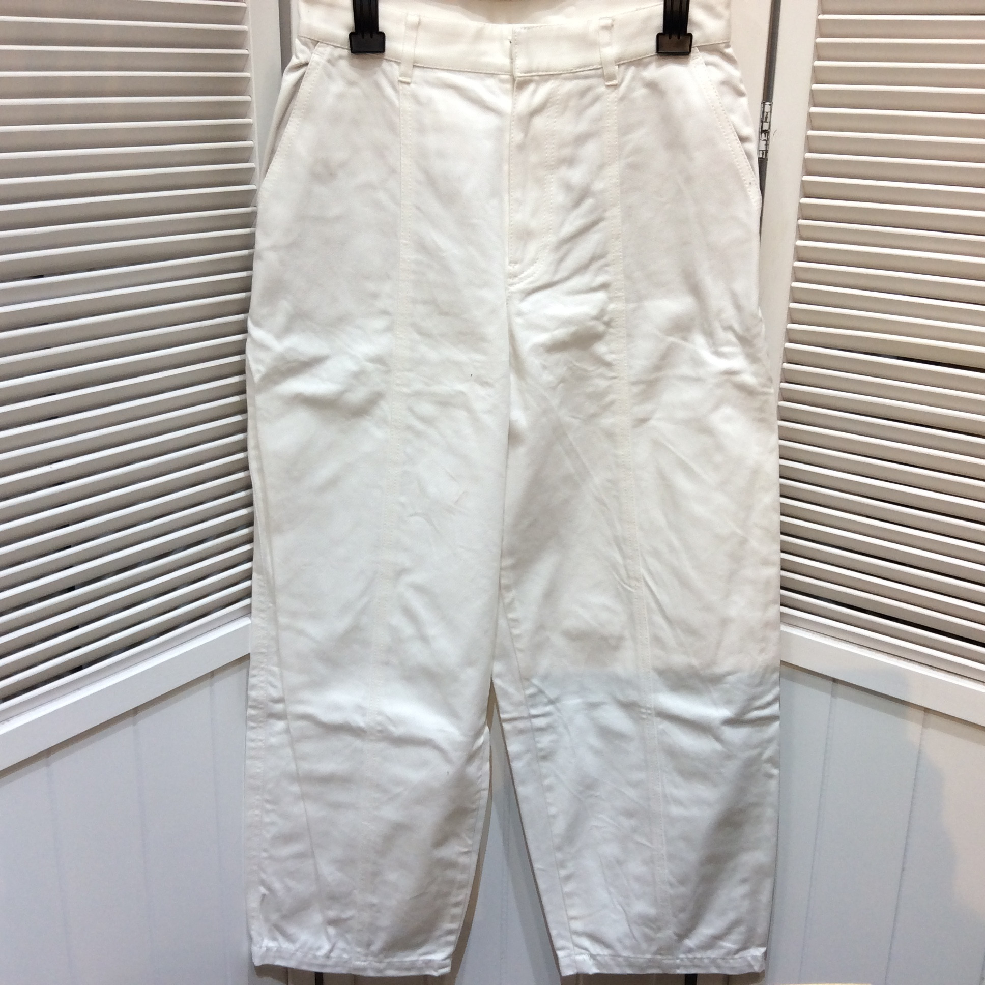 マッキントッシュフィロソフィー デニムワイドパンツ   サイズ38   ホワイト