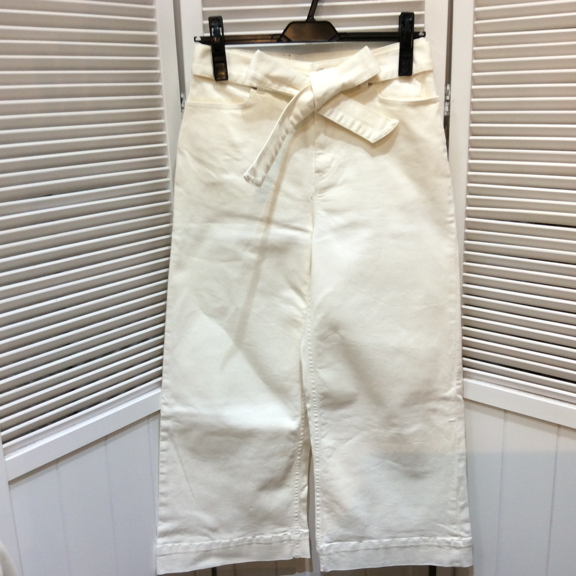 マッキントッシュ ホワイトデニムワイドパンツ   サイズ36 ホワイト