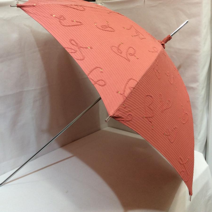 新品☆百貨店商材 日傘 UVケアパラソル ピンク系 日本製