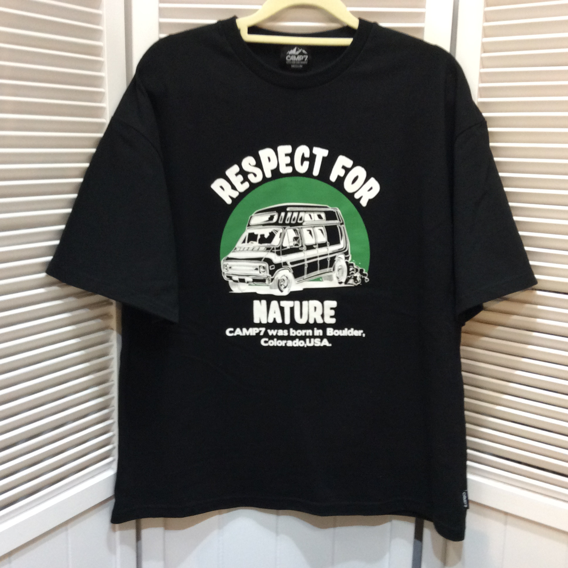 未使用 CAMP7 Tシャツ  メンズM  ブラック