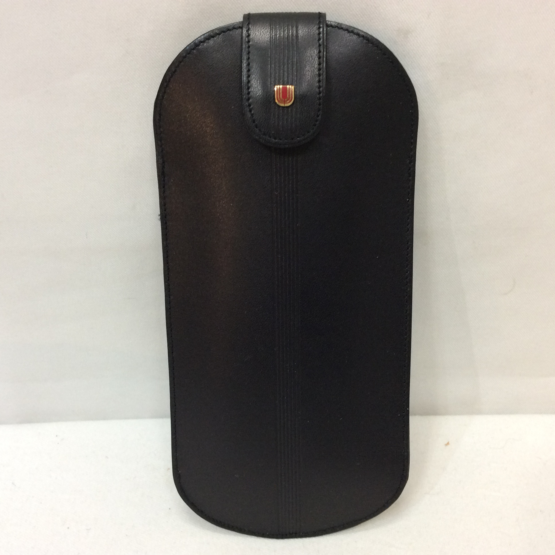 未使用☆ungaro ウンガロ メガネケース ボルドー 縦 丸