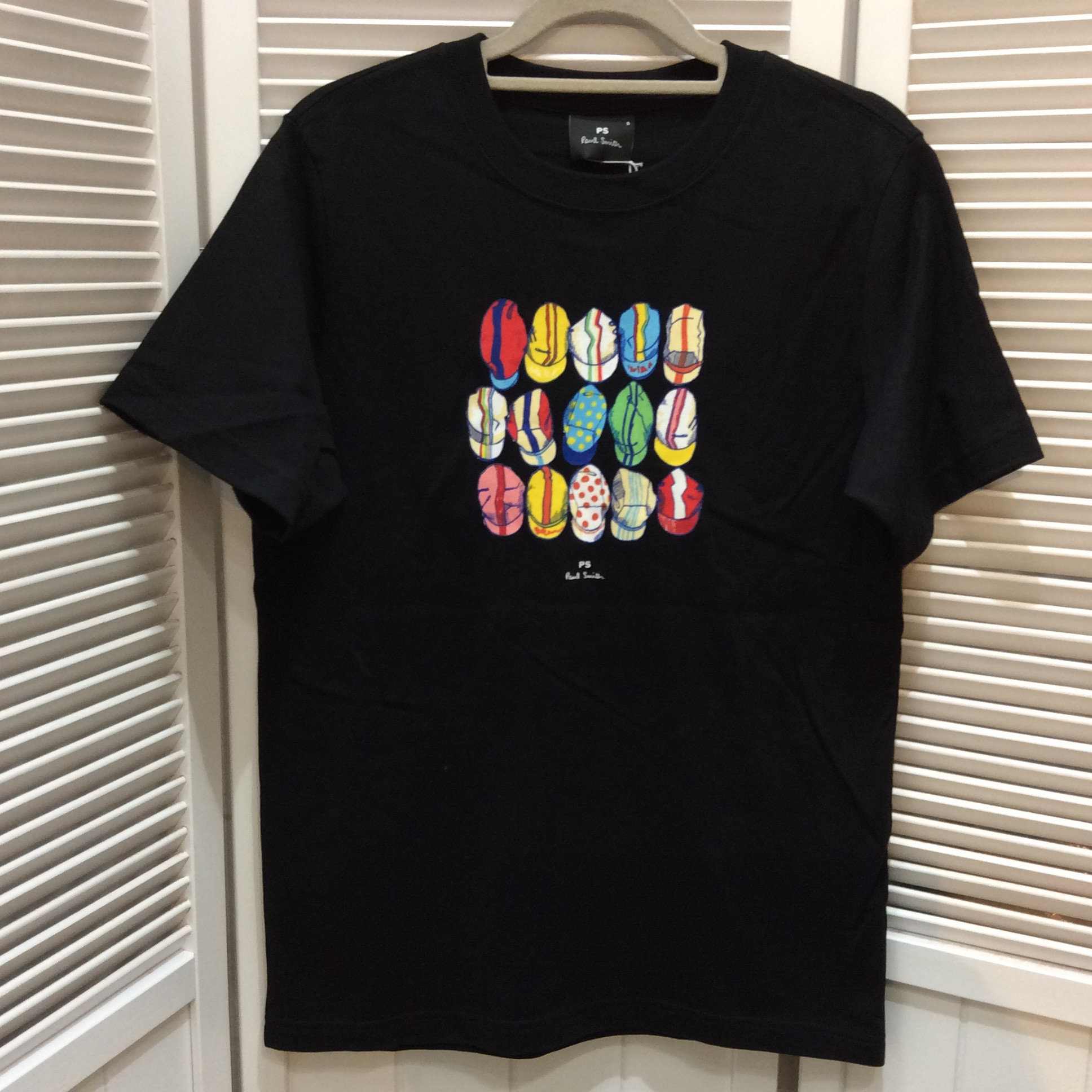 未使用 ポールスミス Tシャツ  メンズSサイズ 男女兼用 ブラック